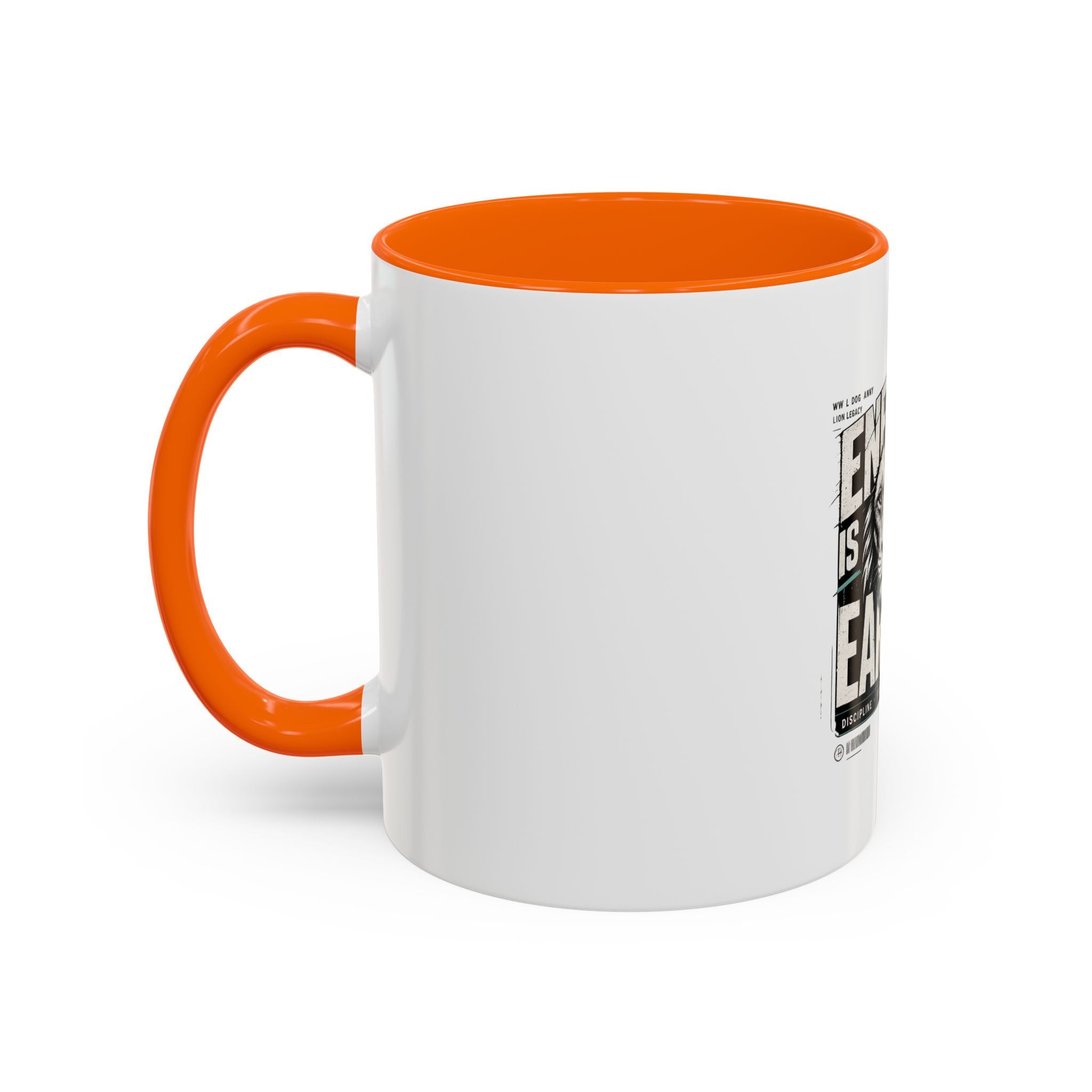 Energy Is Earned Lion Coffee Mug — Motivational Gym & Fitness Mug (11/15oz)