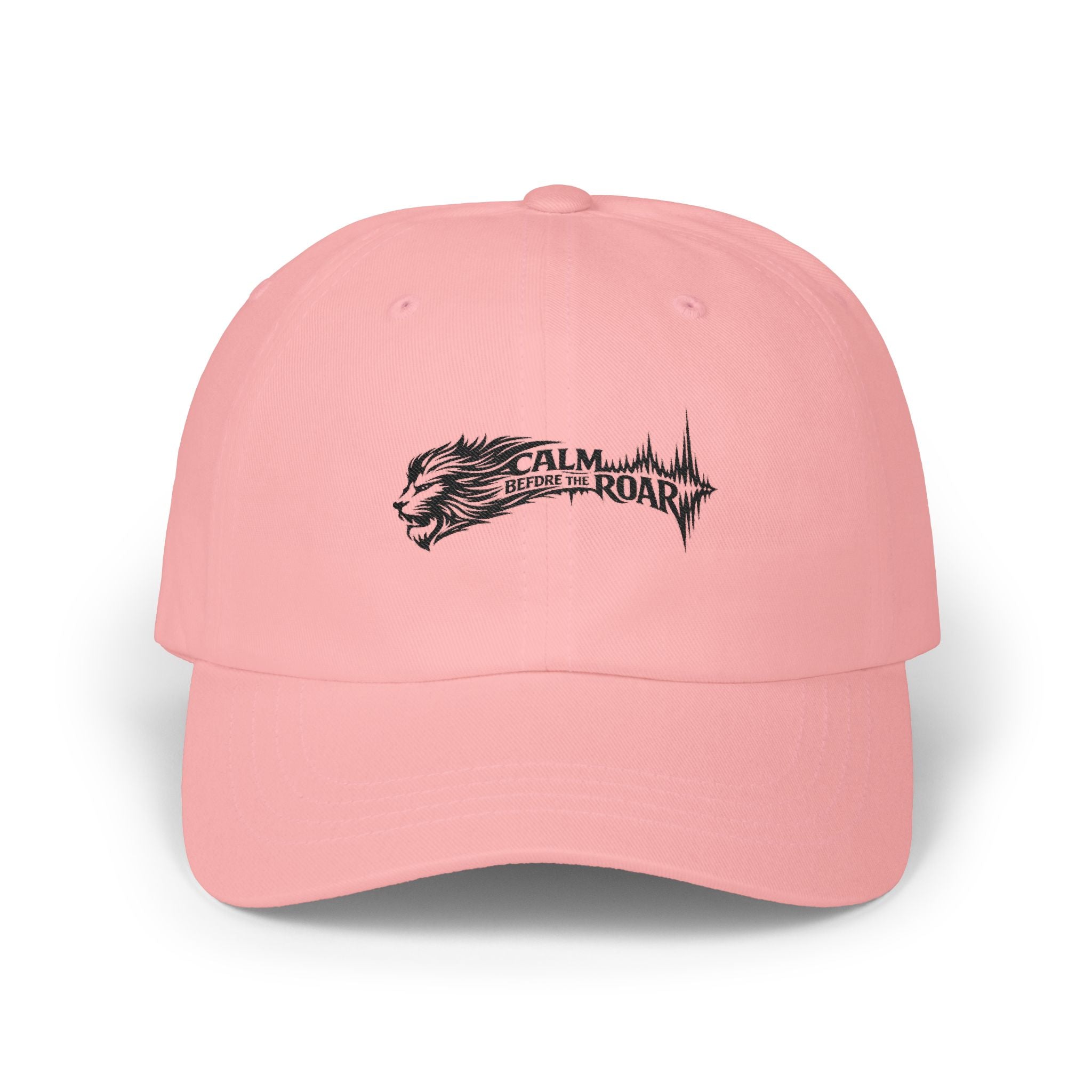 Dad Cap — 'Calm Before the Roar' Lion Graphic Baseball Hat