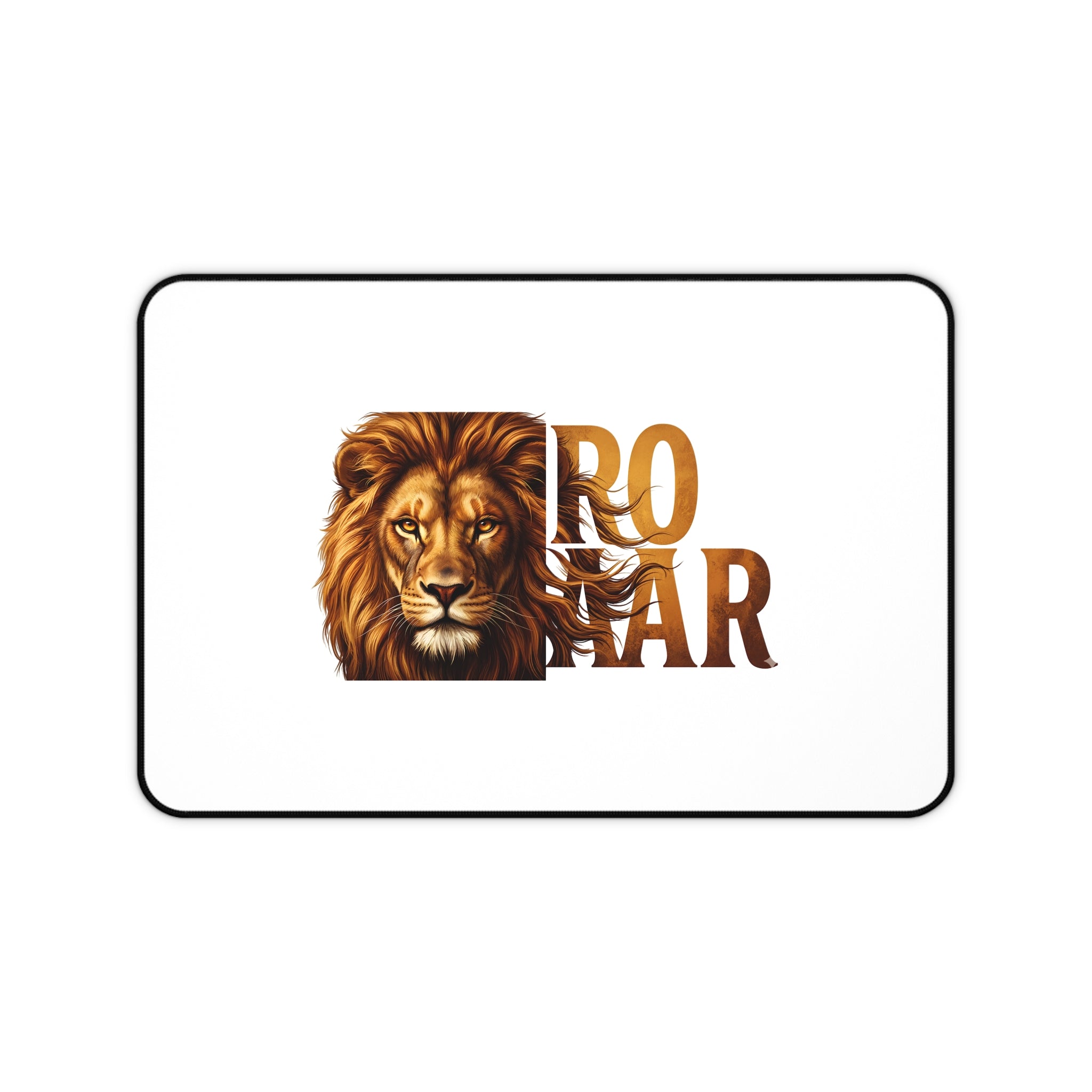 Lion "Roar" Desk Mat — Bold Safari Office Mouse Pad