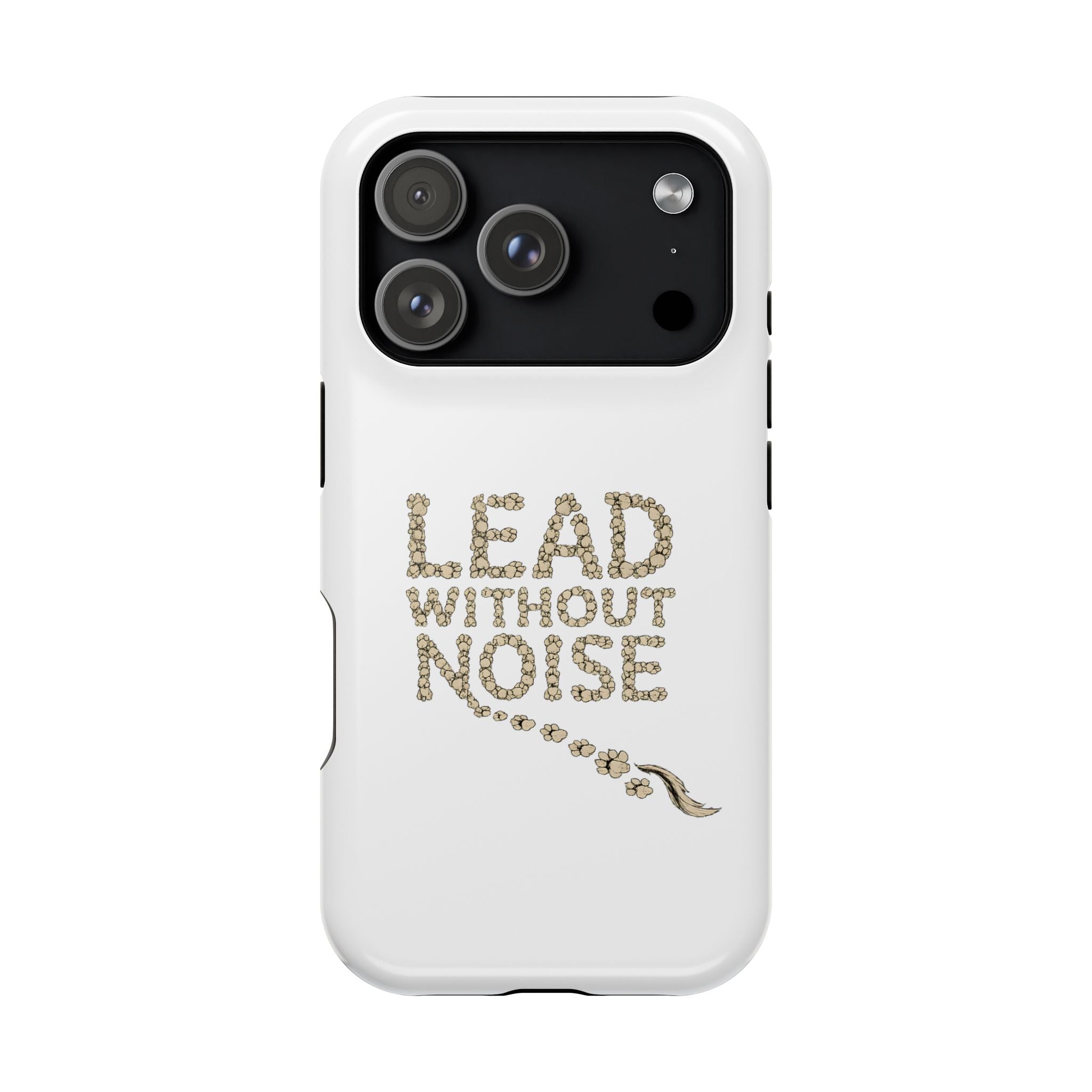 Phone Case — "Lead Without Noise" Minimalist Magnetic Impact-Resistant Case