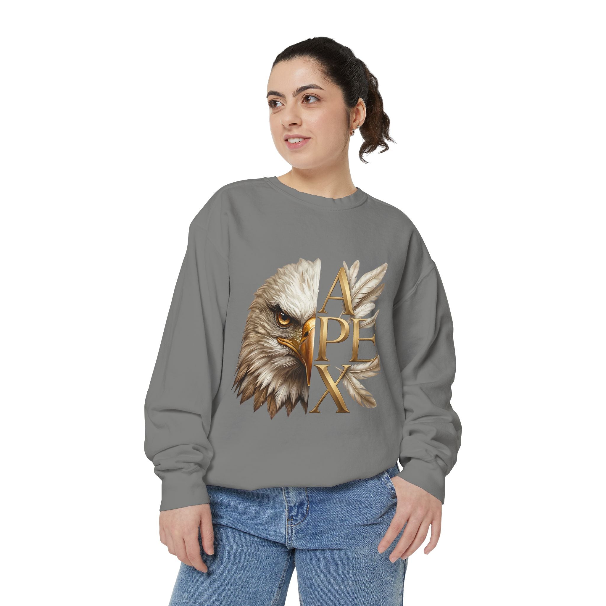Eagle Apex Sweatshirt — Bold Patriotic Eagle Graphic Crewneck