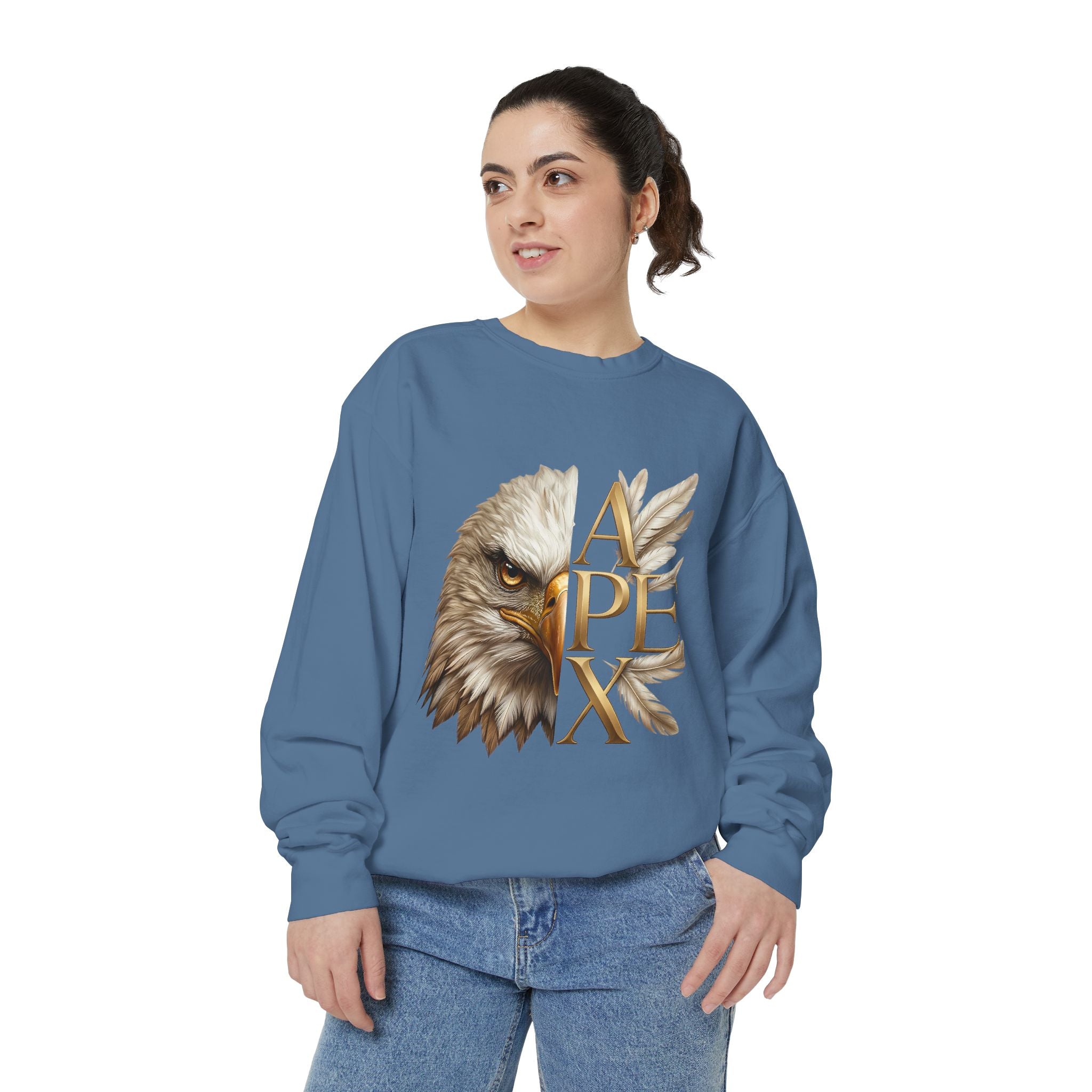 Eagle Apex Sweatshirt — Bold Patriotic Eagle Graphic Crewneck