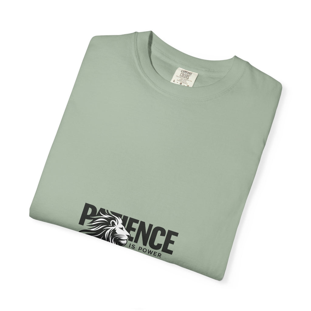 Patience Is Power Lion Graphic T-Shirt