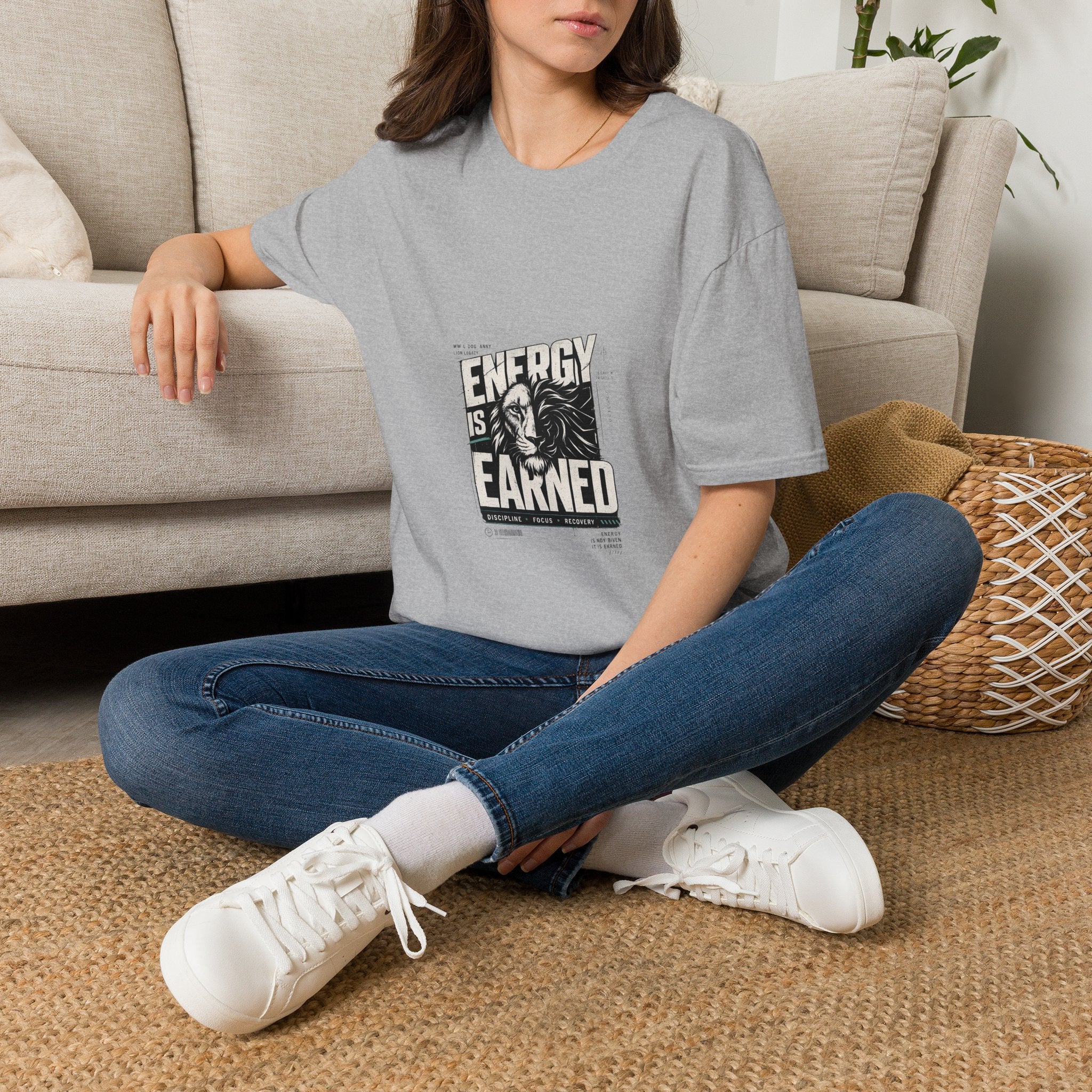 Energy Is Learned T-Shirt — Motivational Graphic Tee