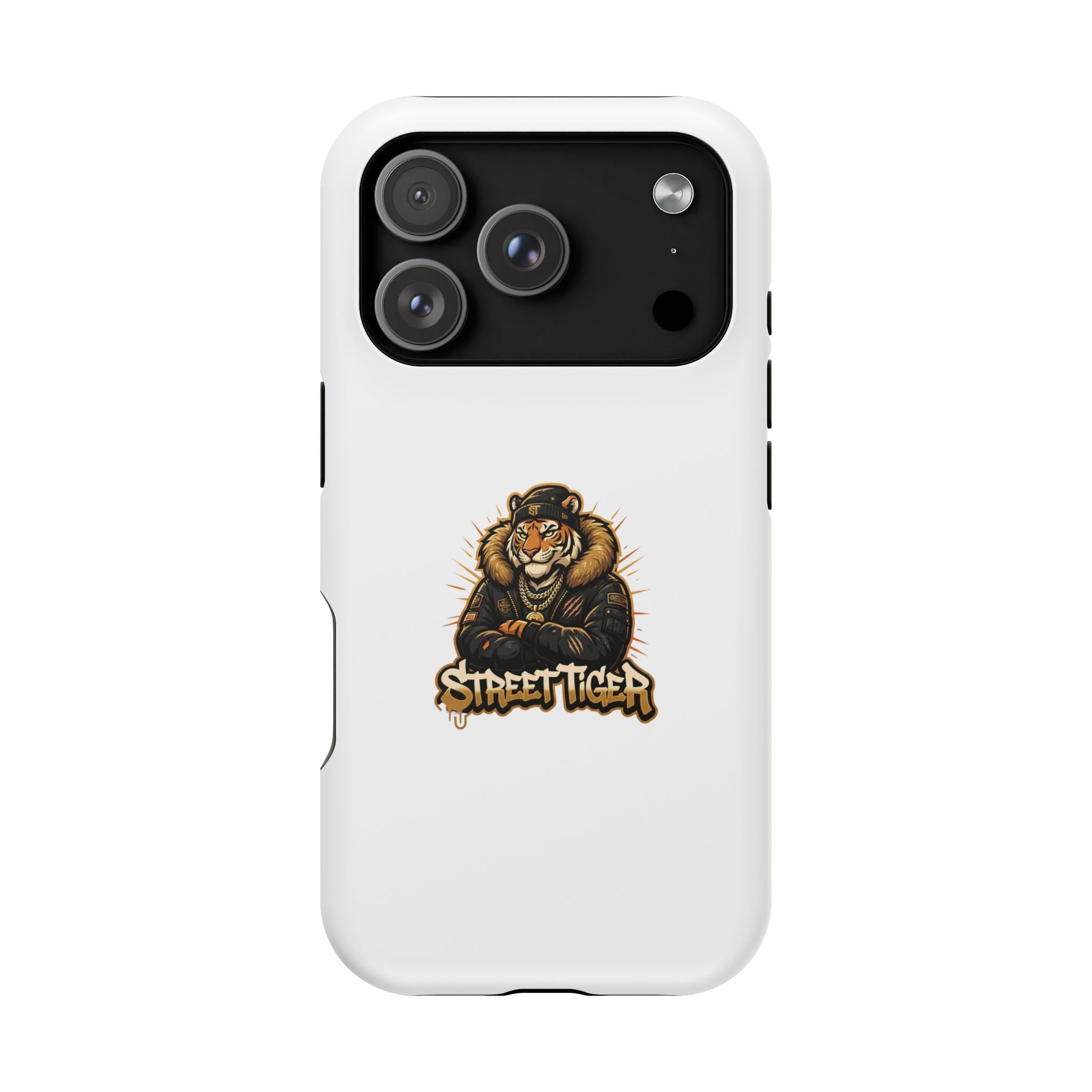 Phone Case — 'Street Tiger' Magnetic Impact-Resistant Protective Case