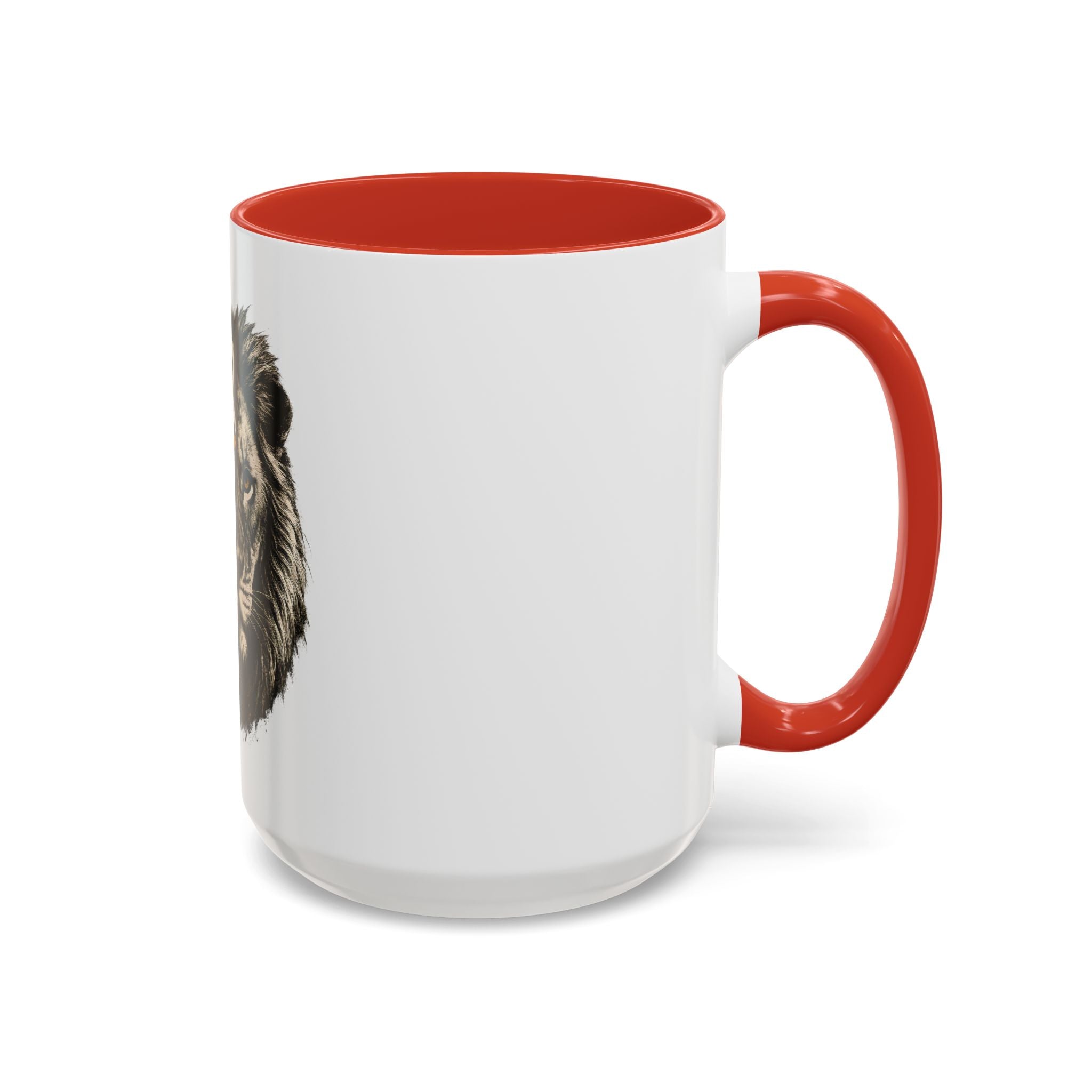 Power Doesn't Prove Itself Lion Accent Coffee Mug — Motivational 11/15oz Gift