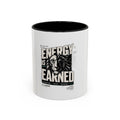 Energy Is Earned Lion Coffee Mug — Motivational Gym & Fitness Mug (11/15oz)