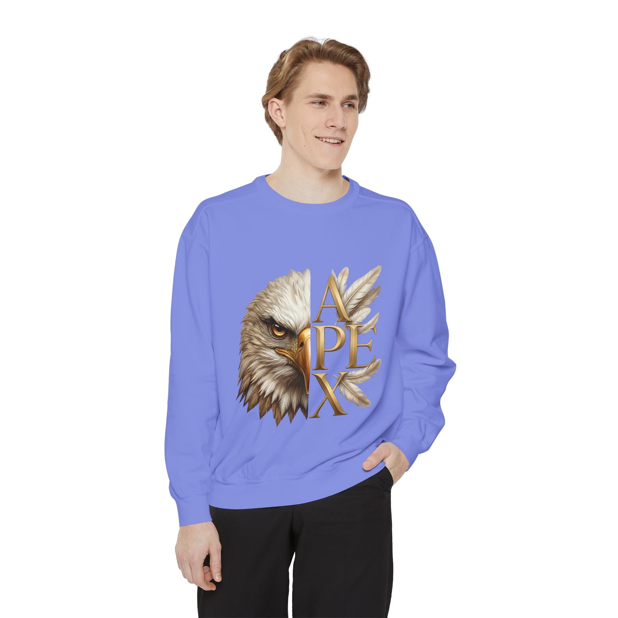 Eagle Apex Sweatshirt — Bold Patriotic Eagle Graphic Crewneck