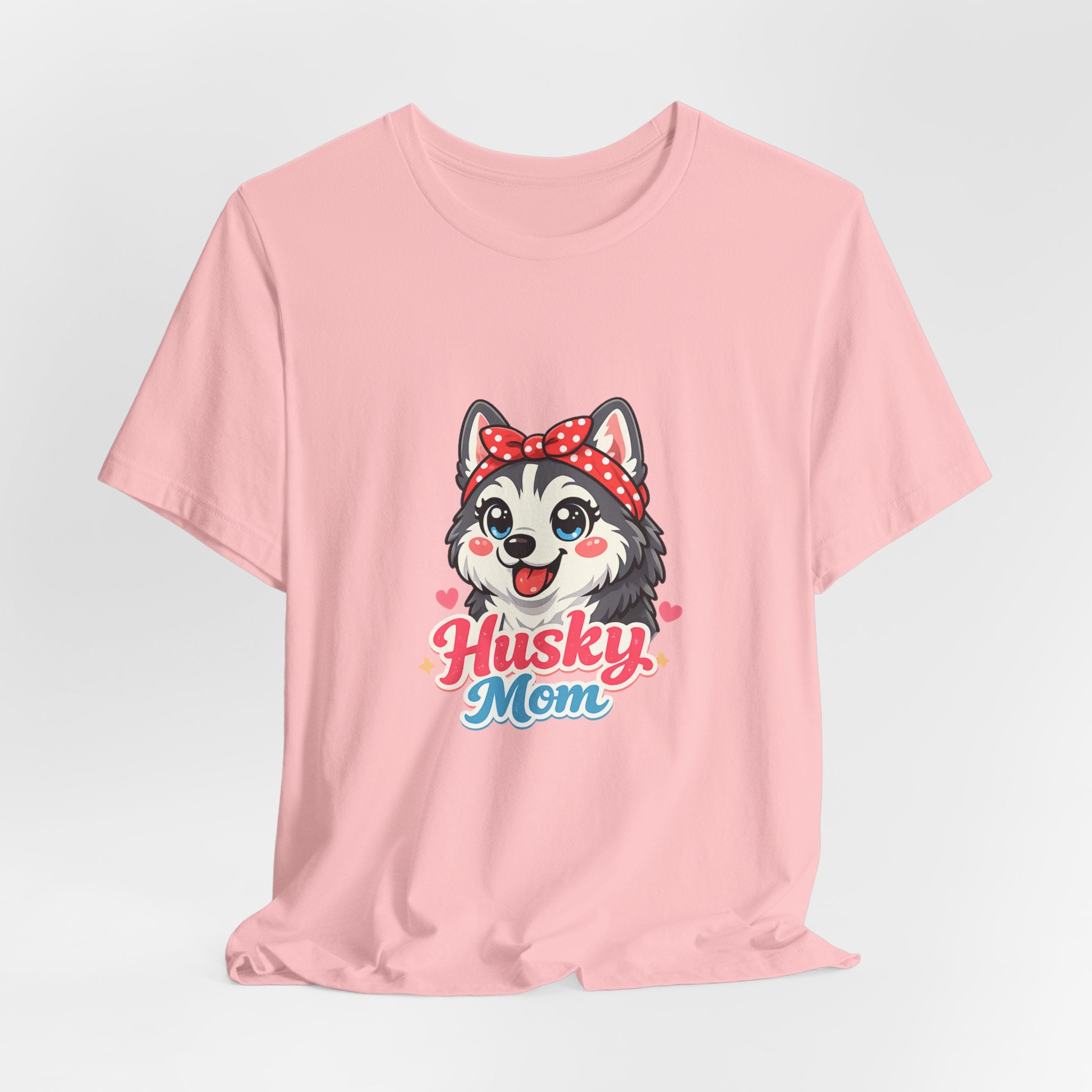 Husky Mom T-Shirt — Cute Cartoon Husky Mom Tee