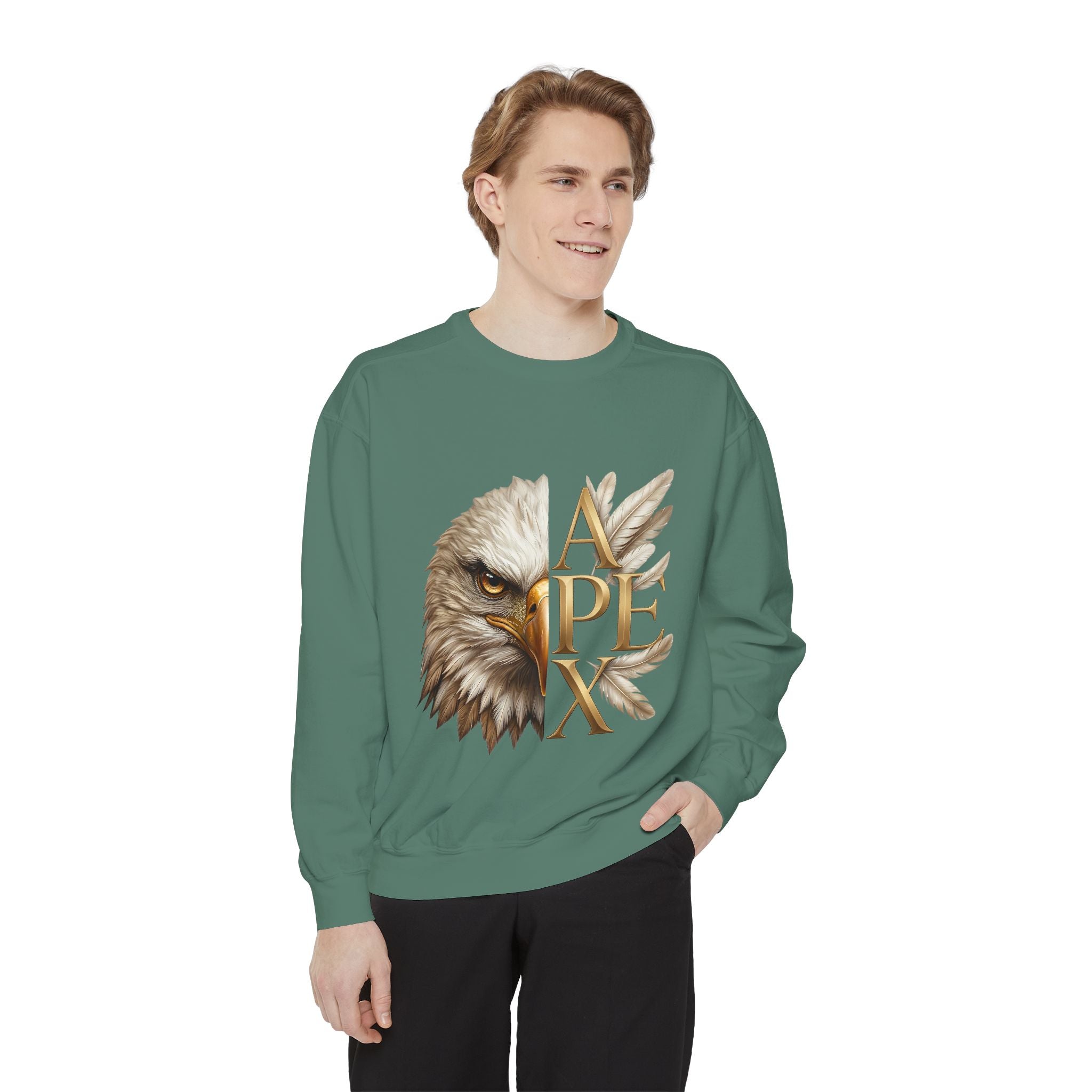 Eagle Apex Sweatshirt — Bold Patriotic Eagle Graphic Crewneck