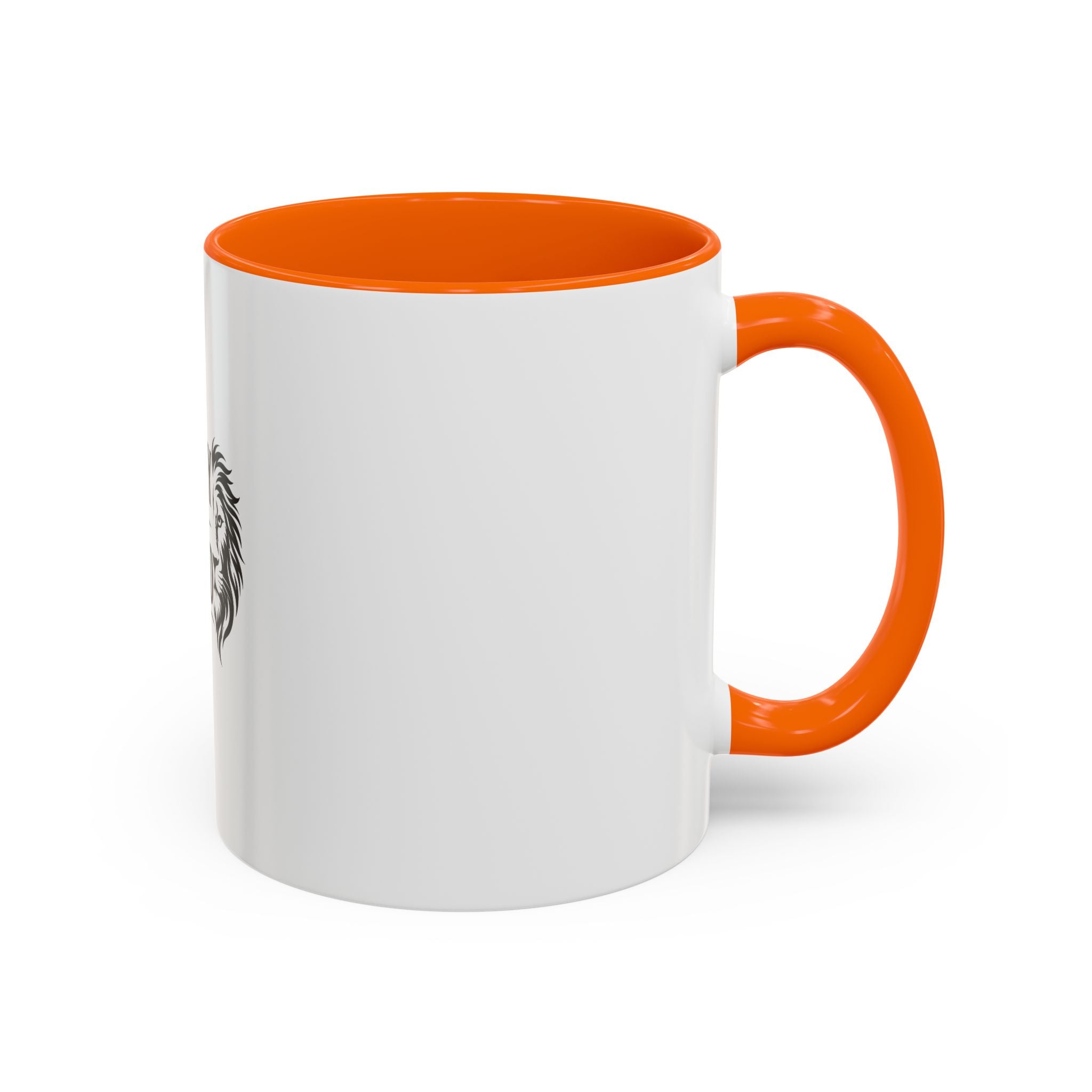 Energy Is Earned Coffee Mug — Motivational Lion Accent Mug (11/15oz)