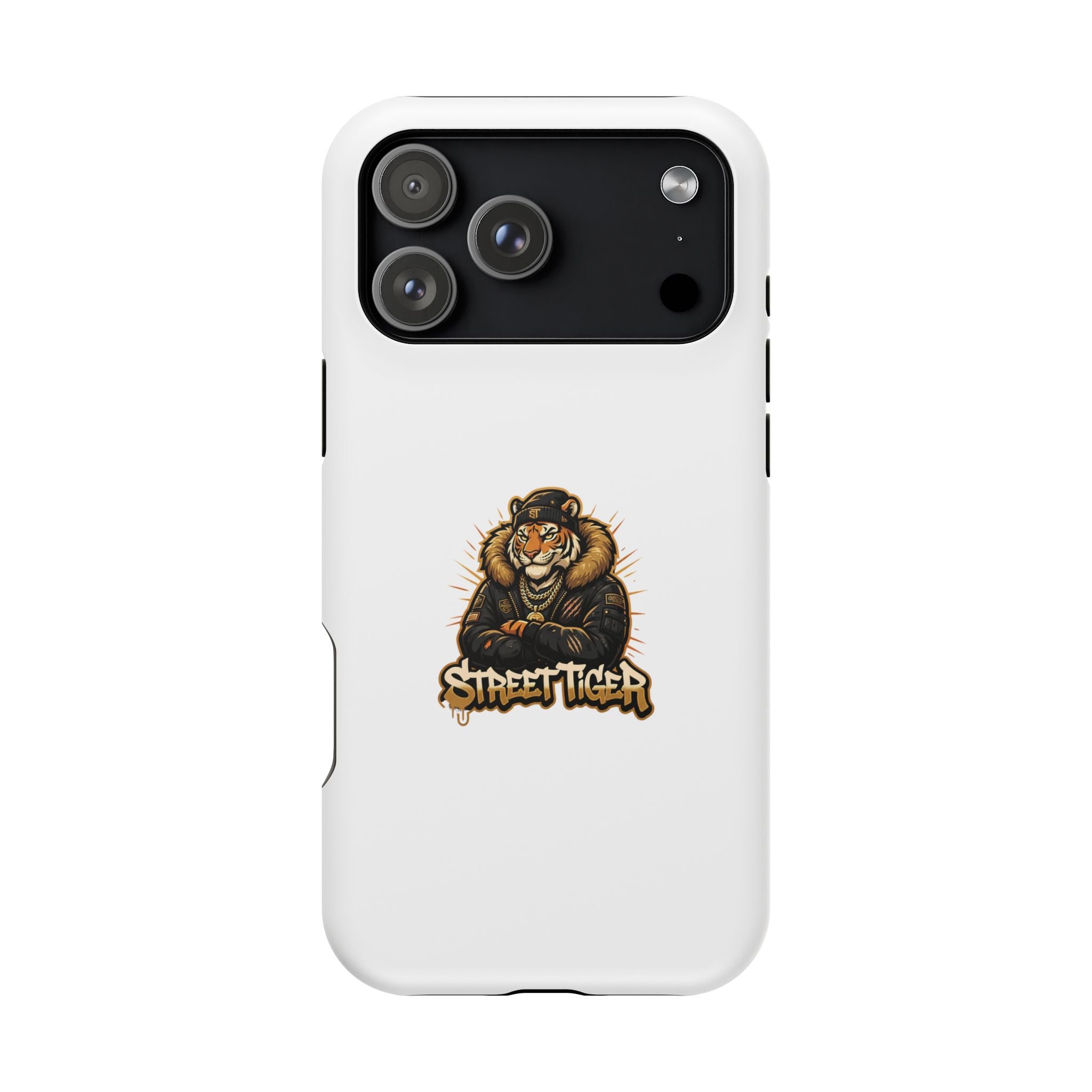 Phone Case — 'Street Tiger' Magnetic Impact-Resistant Protective Case