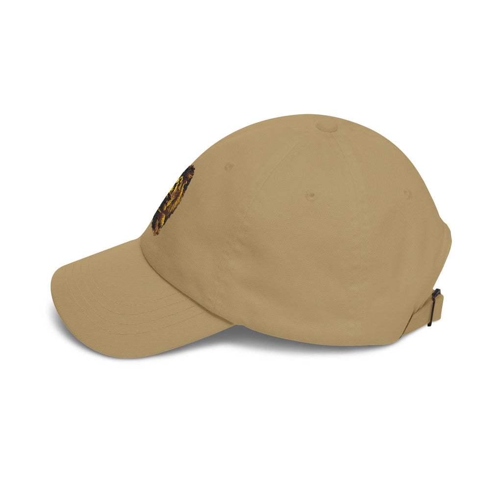 Lion Graphic Dad Cap — "Ever Lifts Rest" Embroidered Baseball Hat
