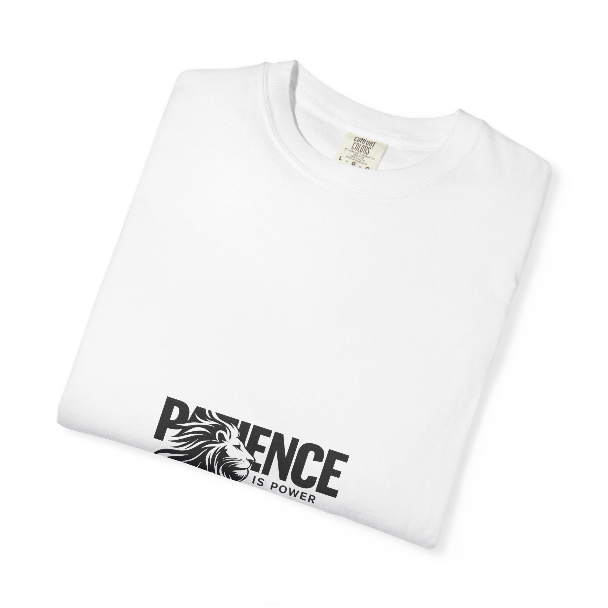 Patience Is Power Lion Graphic T-Shirt