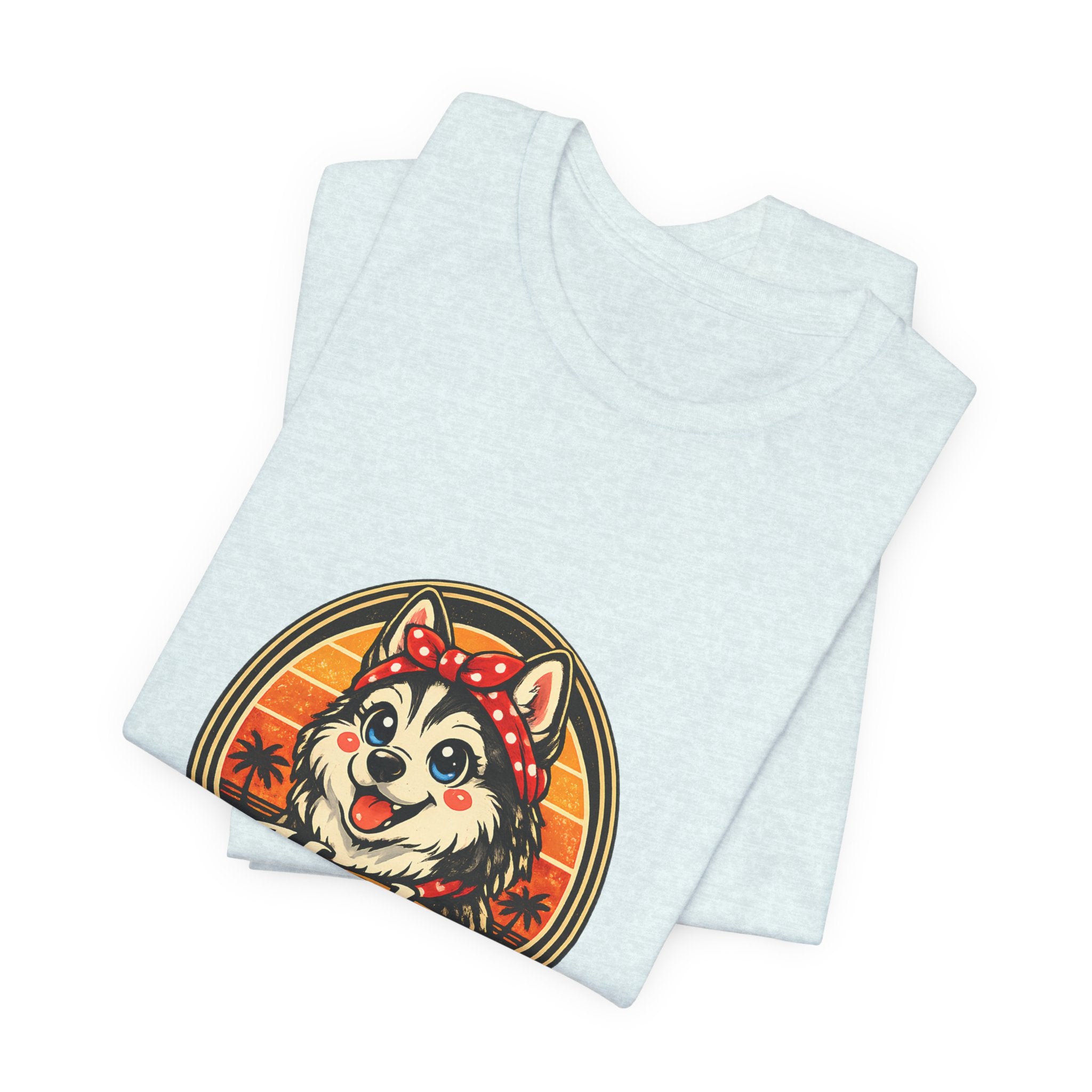 Husky Mom T‑Shirt — Retro Husky Pet Mom Tee