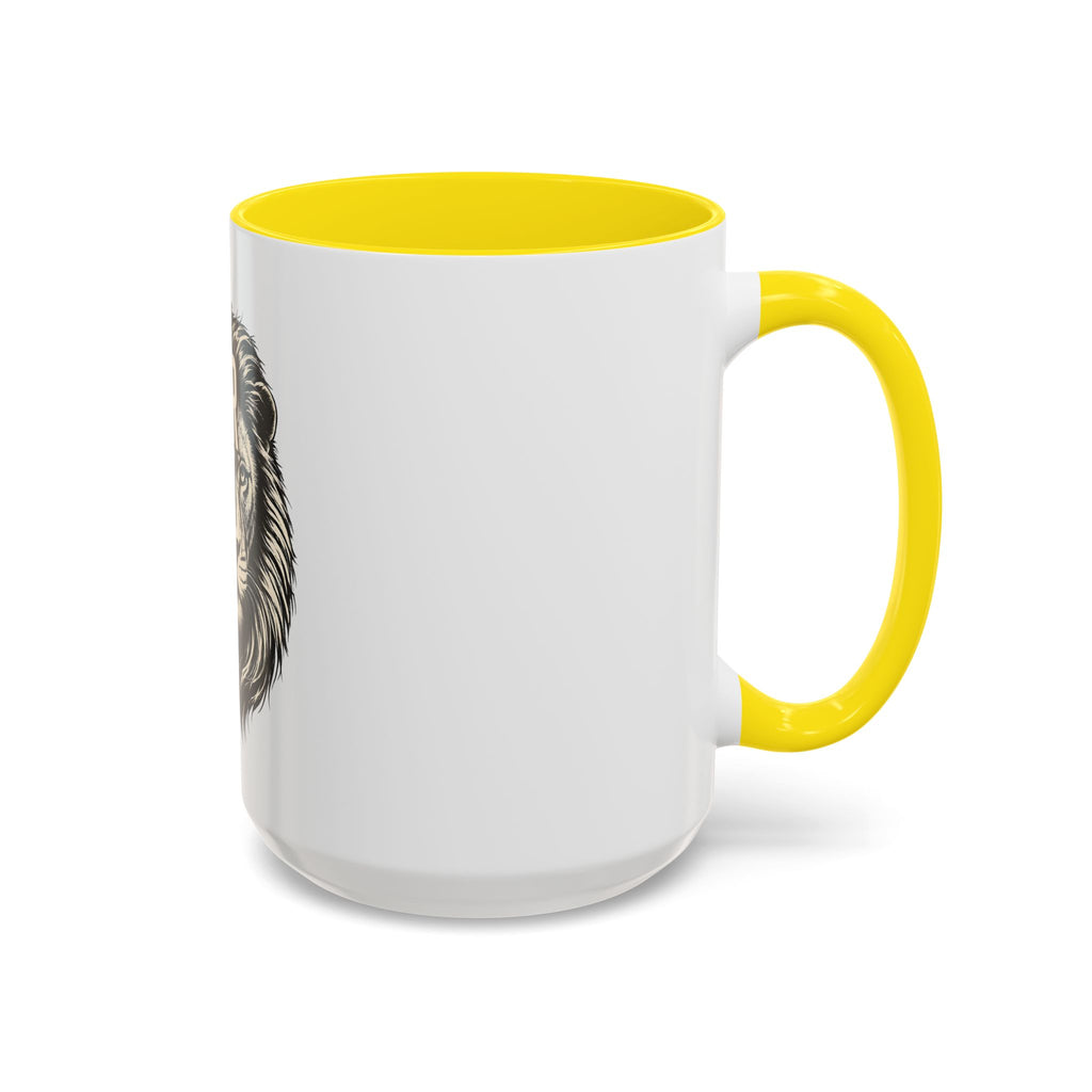 Power Doesn't Prove Itself Lion Coffee Mug — Motivational Accent Mug (11/15 oz)