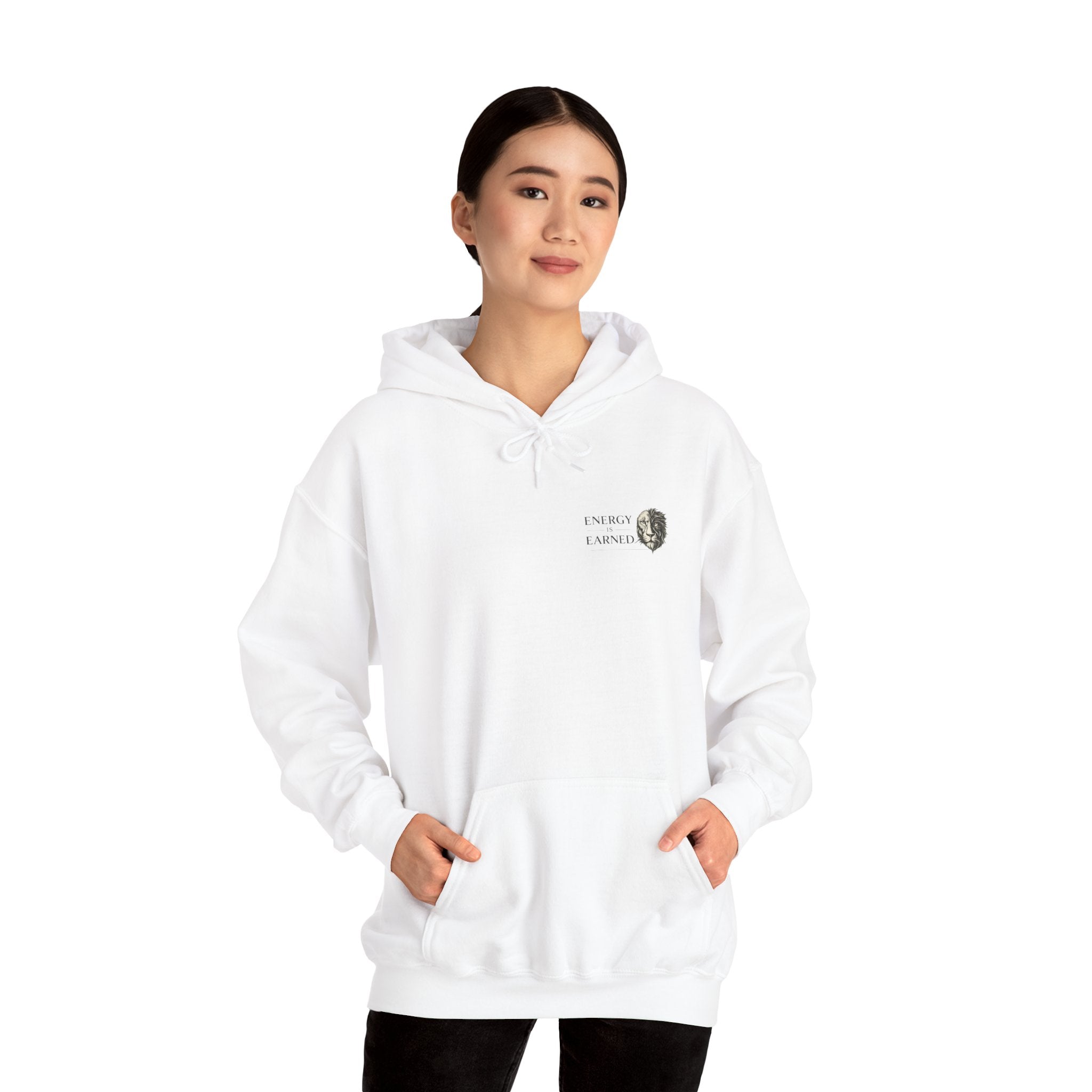 Minimal 'I’m Fine, I’m Not' Hoodie with Subtle Face Graphic