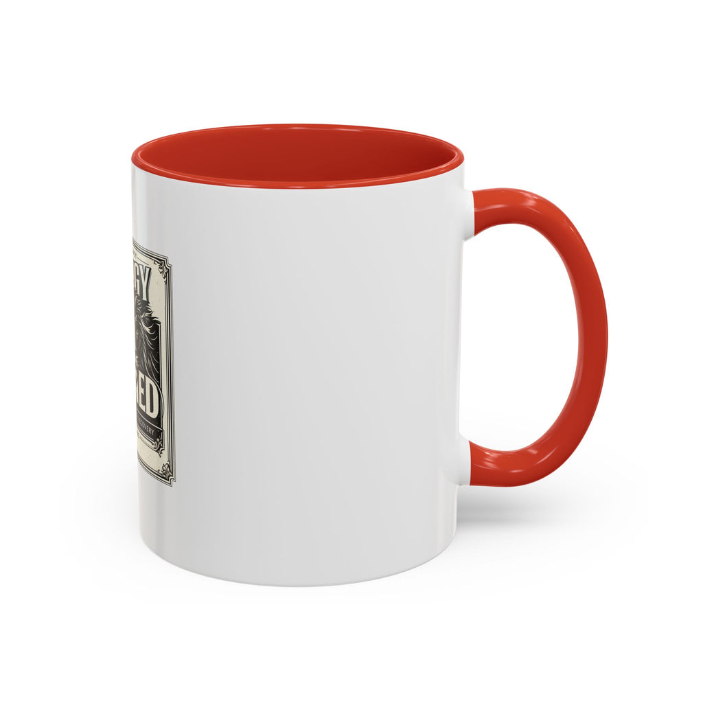 Energy Is Earned Lion Coffee Mug — Motivational Gym & Fitness Mug (11/15oz)