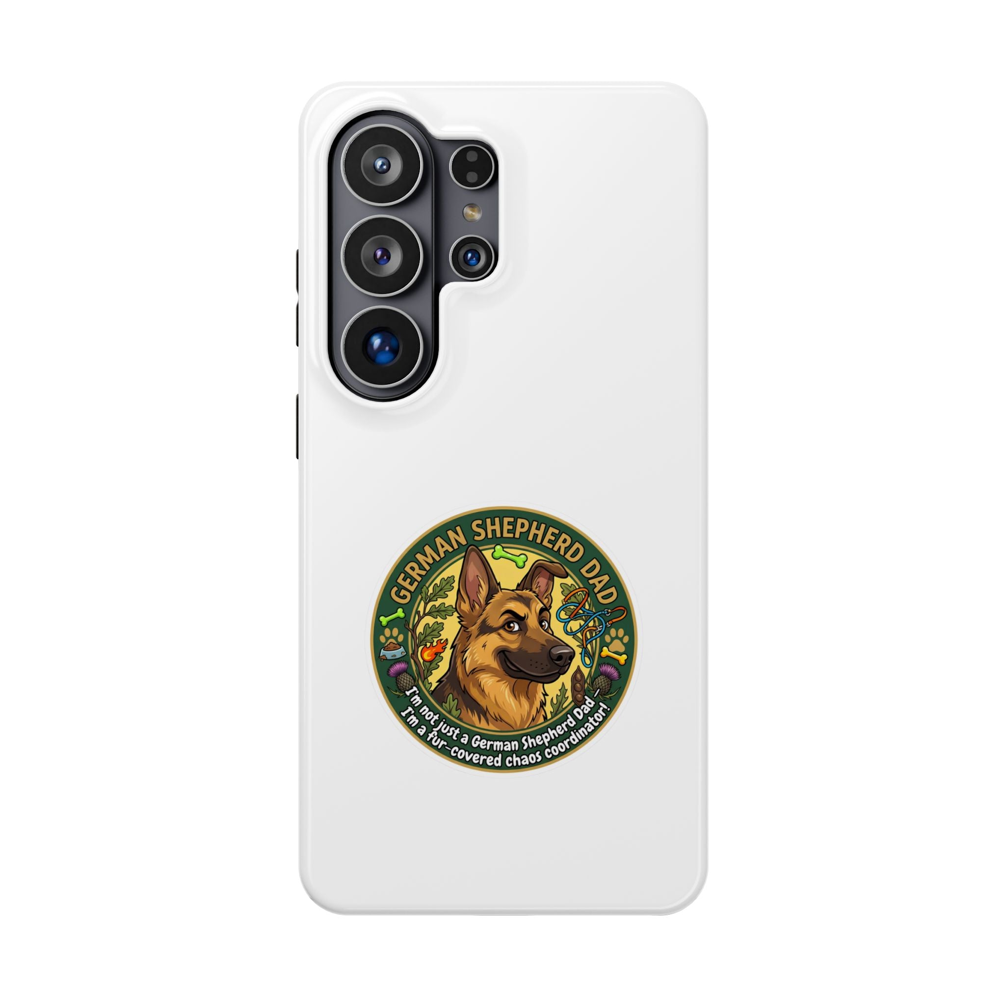 German Shepherd Dad Magnetic Impact-Resistant Phone Case