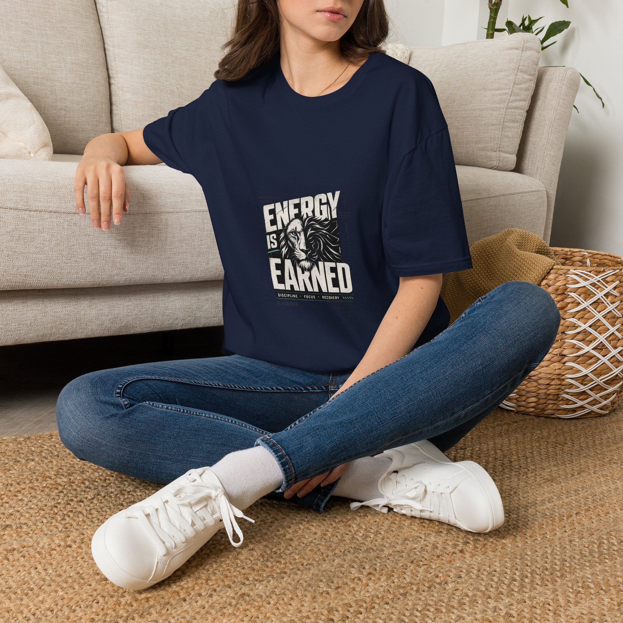 Energy Is Learned T-Shirt — Motivational Graphic Tee