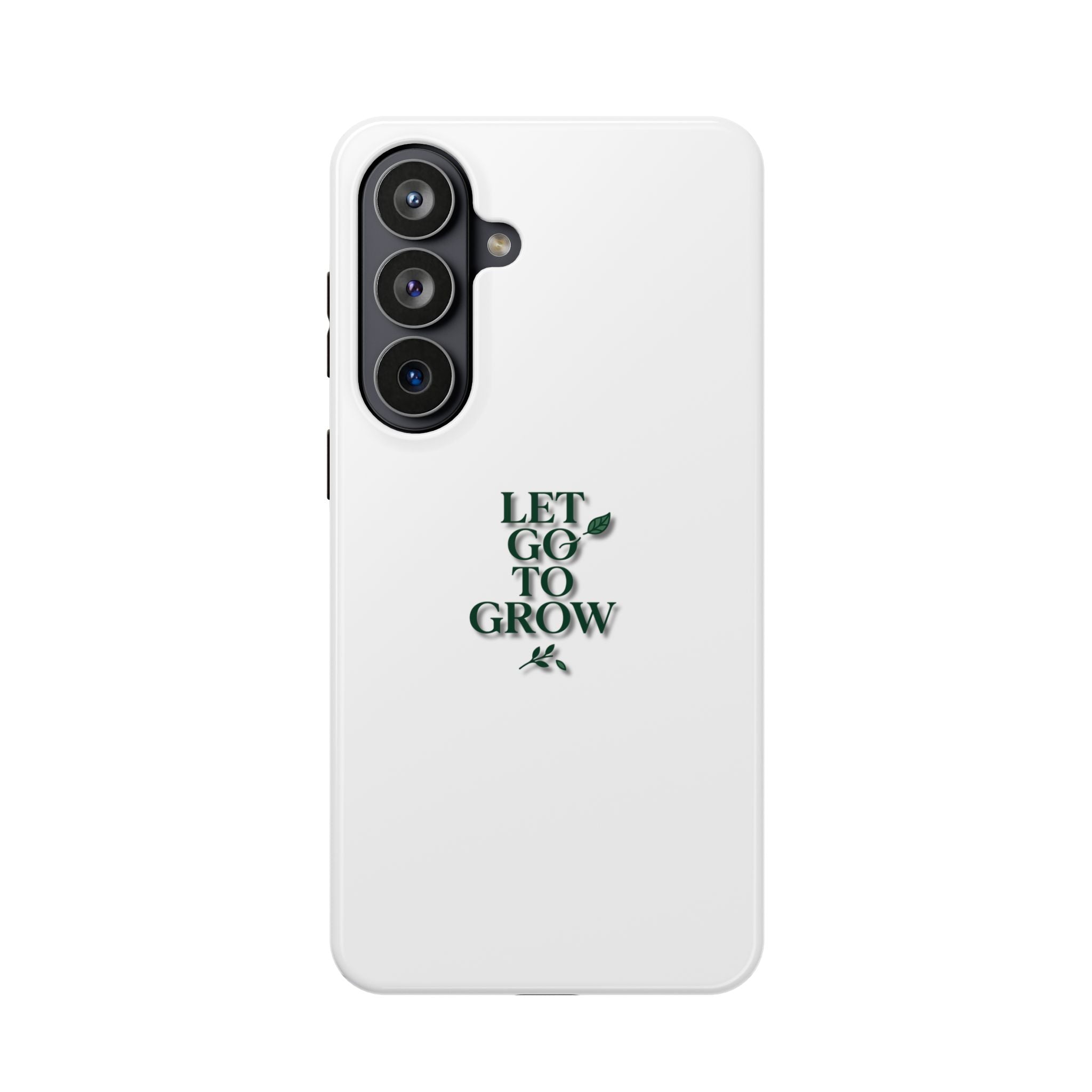 Phone Case — "Let Go to Grow" Minimalist Magnetic Impact-Resistant Case