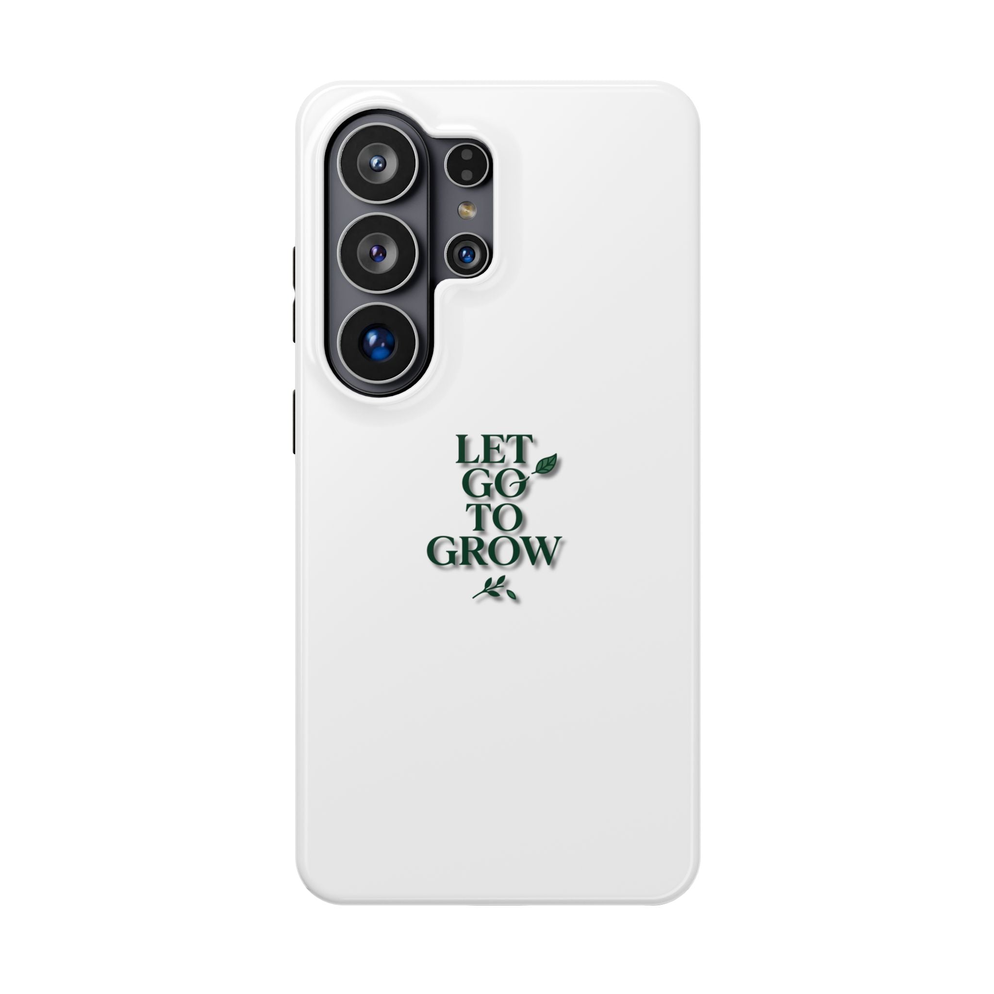 Phone Case — "Let Go to Grow" Minimalist Magnetic Impact-Resistant Case