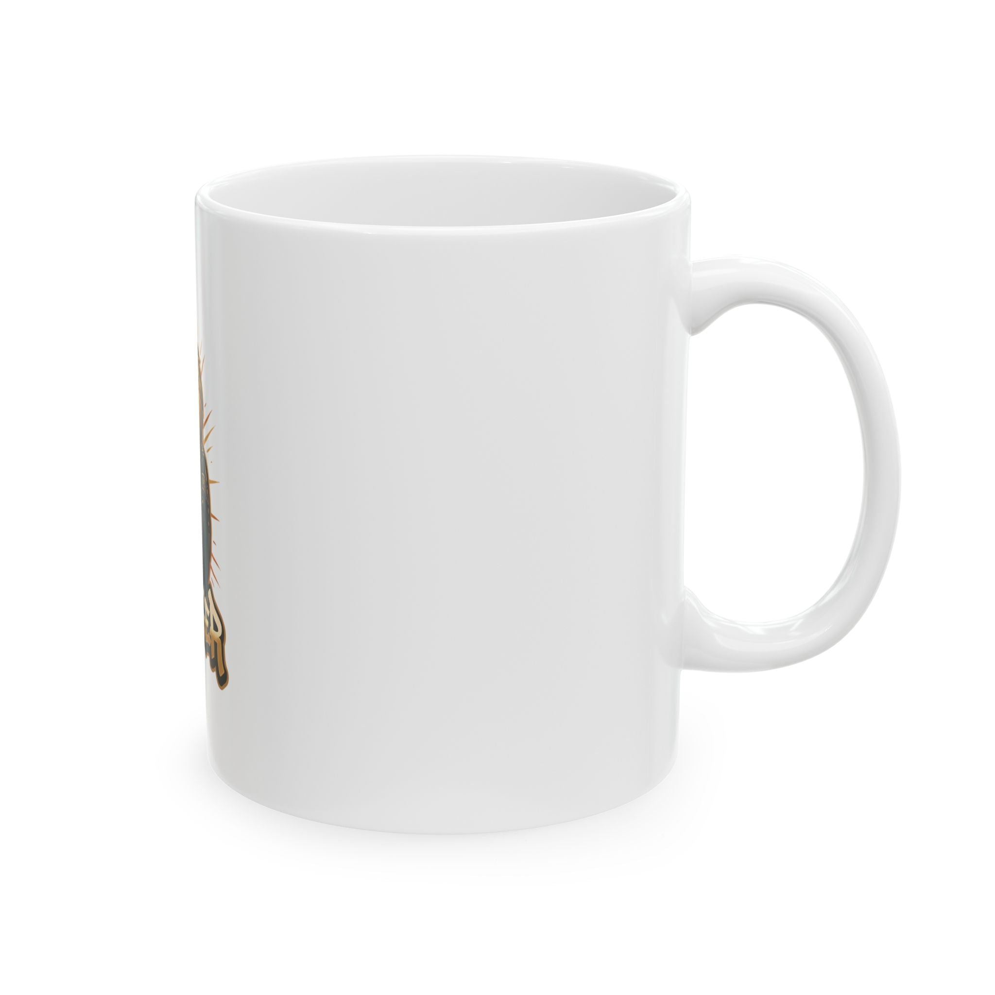 Street Tiger Ceramic Mug — Cool Urban Tiger Graphic Coffee Cup (11oz & 15oz)