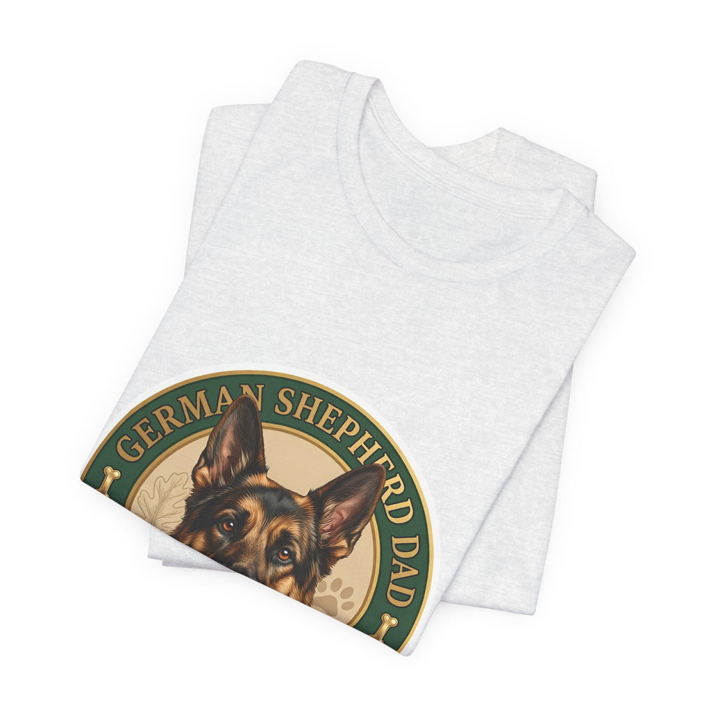 German Shepherd Dad T-Shirt — "Fur-Covered Chaos Coordinator" Dog Lover Tee