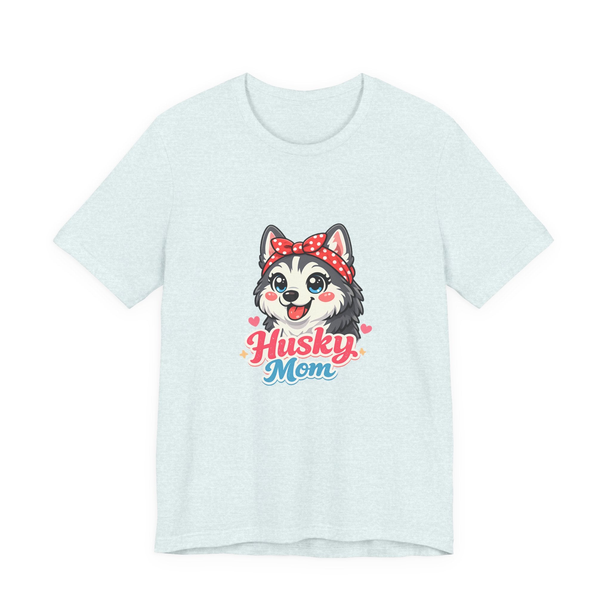 Husky Mom T-Shirt — Cute Cartoon Husky Mom Tee