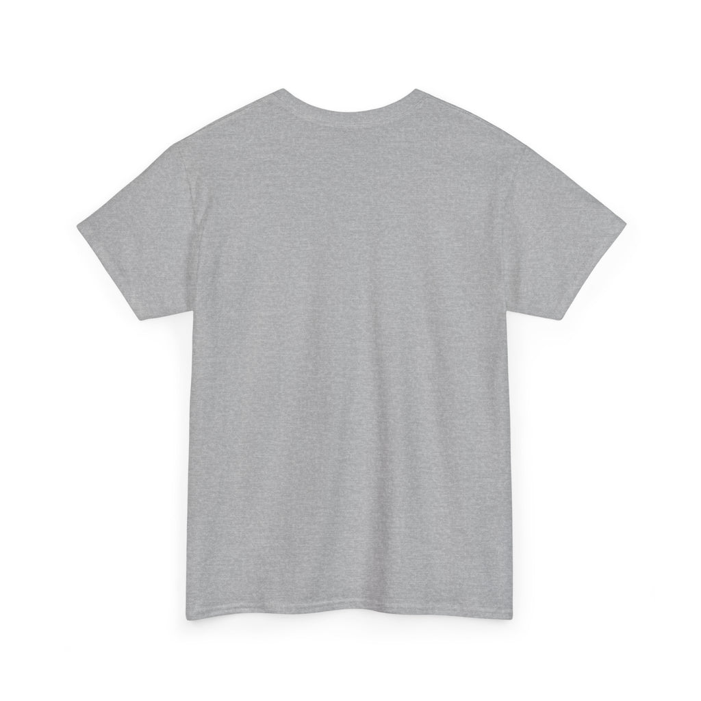 Patience Minimalist Tee — Small Script Floral Chest Print