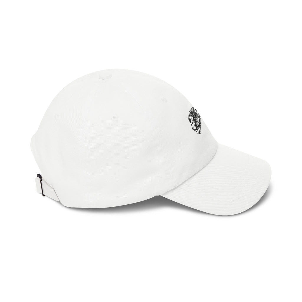 Dad Cap — 'Calm Before the Roar' Lion Graphic Baseball Hat
