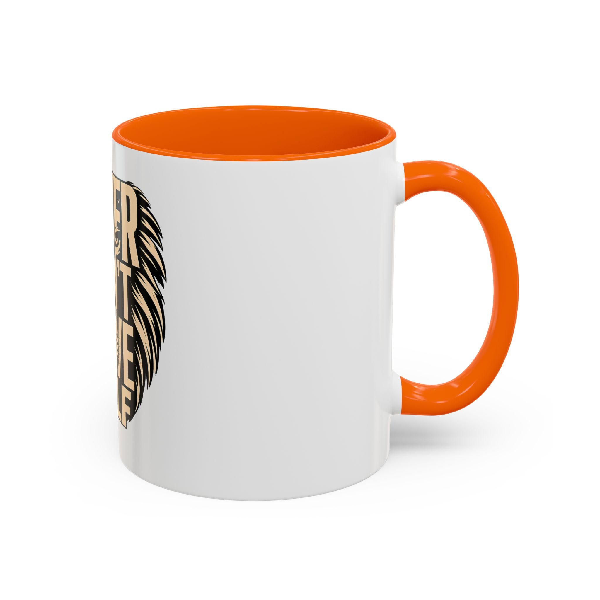 Power Doesn't Prove Itself Lion Accent Coffee Mug — Motivational 11/15oz