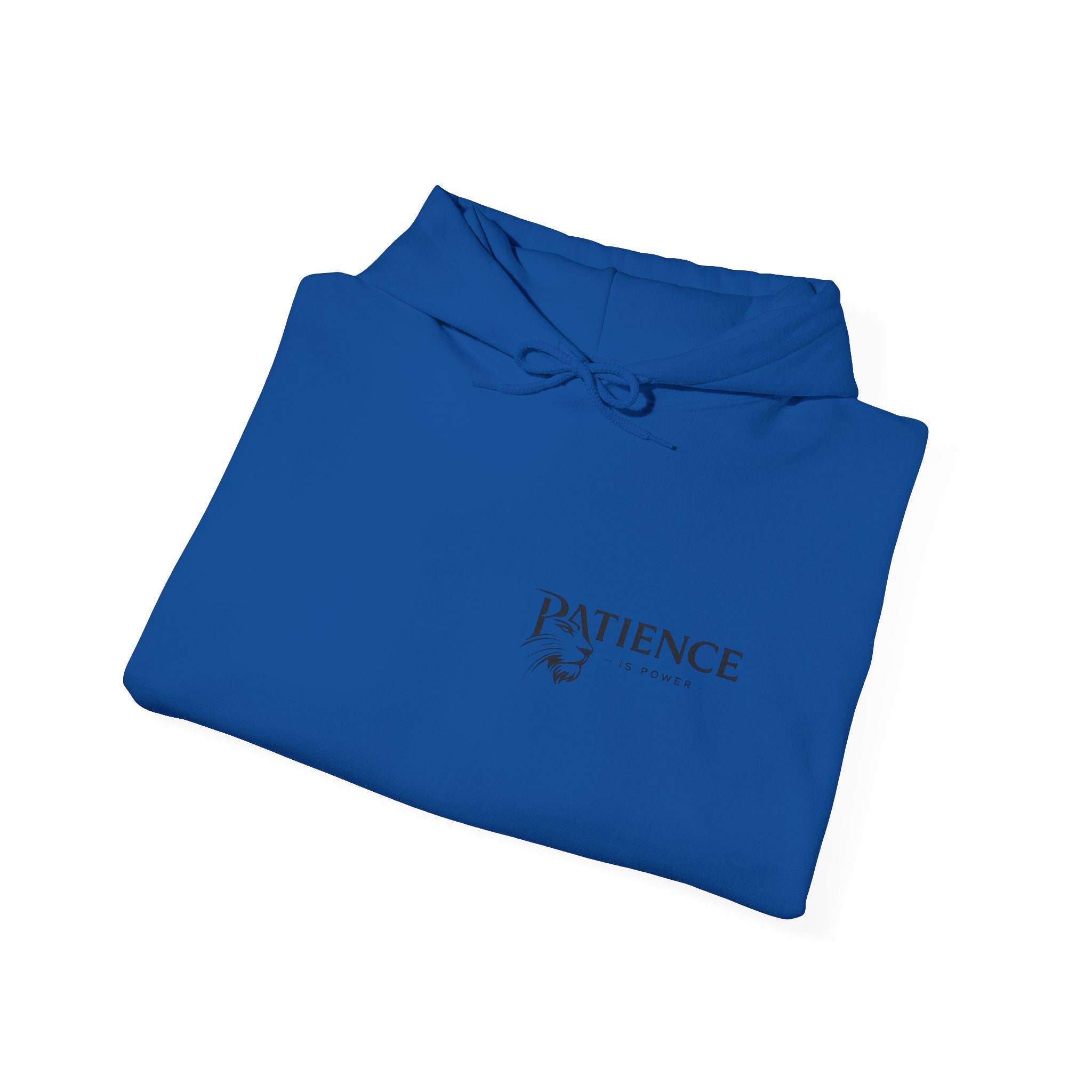 Patience Dove Hoodie — Minimal Inspirational Graphic Hooded Sweatshirt