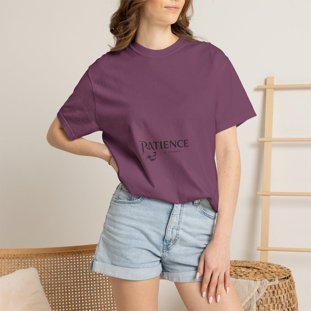 Patience Tee — Minimalist 'Patience' Graphic T-Shirt