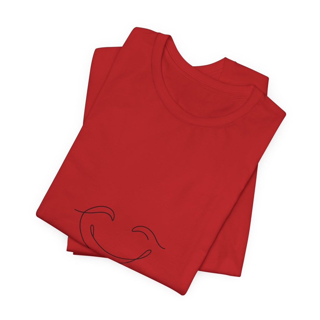 Choose Joy Smiley T-Shirt — Minimalist Positive Vibes Tee