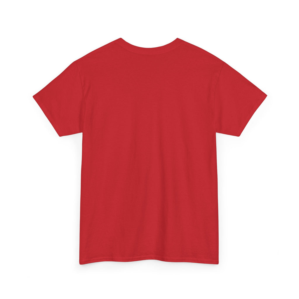 Patience Minimalist Tee — Small Script Floral Chest Print