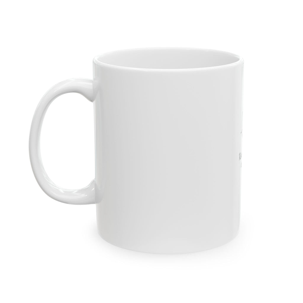 Inspirational Mug — "Rest Isn't Laziness" Ceramic Coffee Cup (11oz, 15oz)