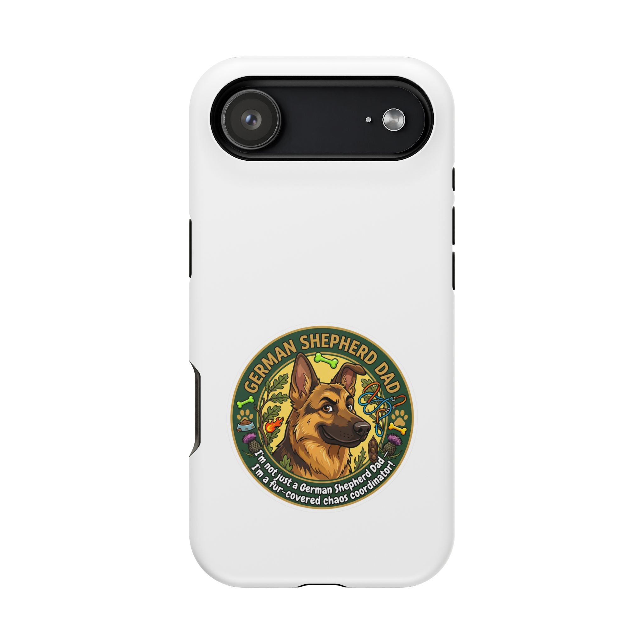 German Shepherd Dad Magnetic Impact-Resistant Phone Case
