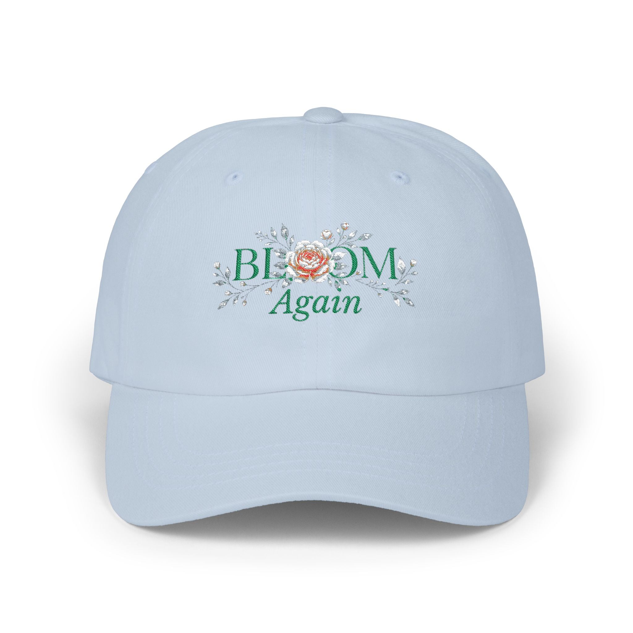 Bloom Again Dad Cap — Floral Embroidered Classic Baseball Hat