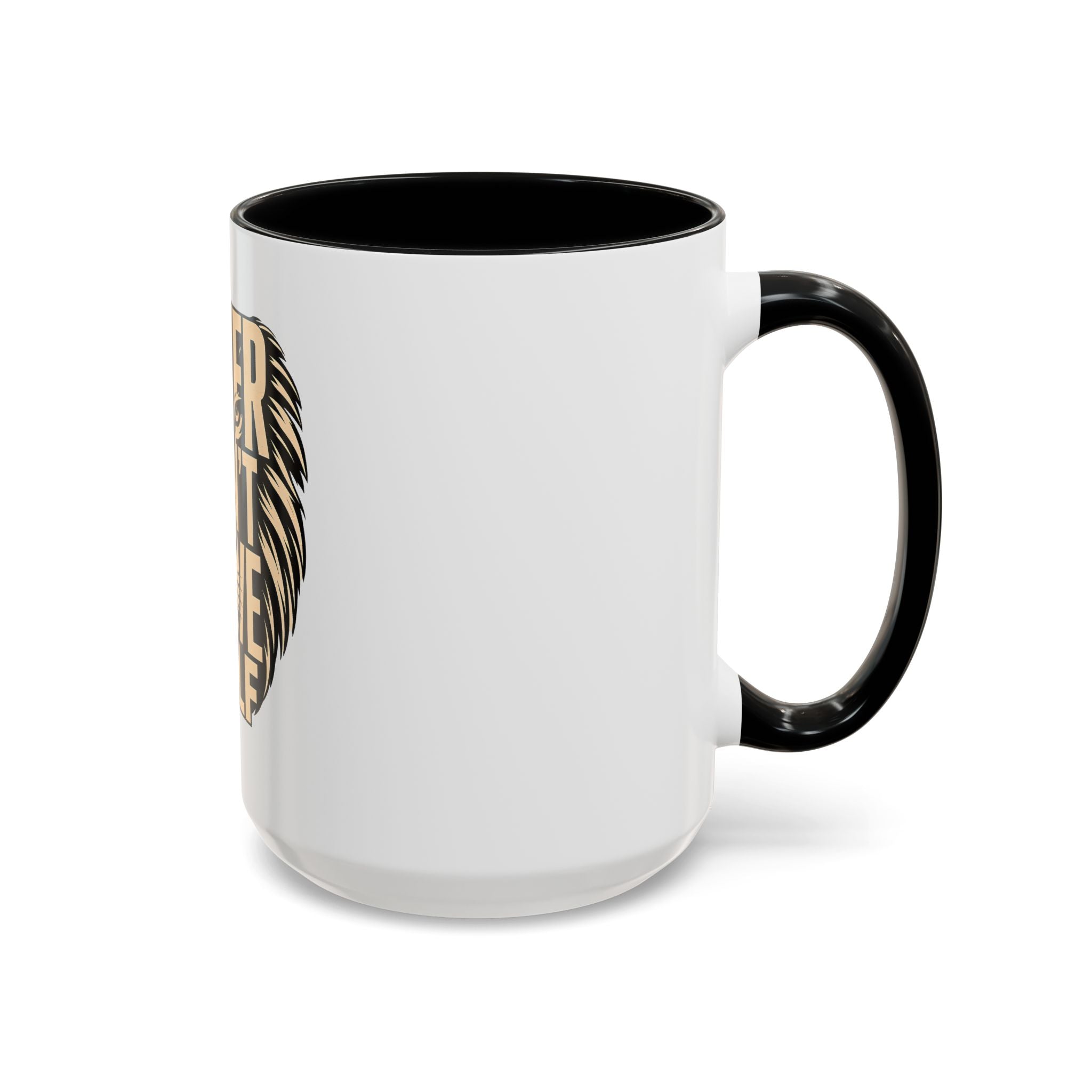 Power Doesn't Prove Itself Lion Accent Coffee Mug — Motivational 11/15oz