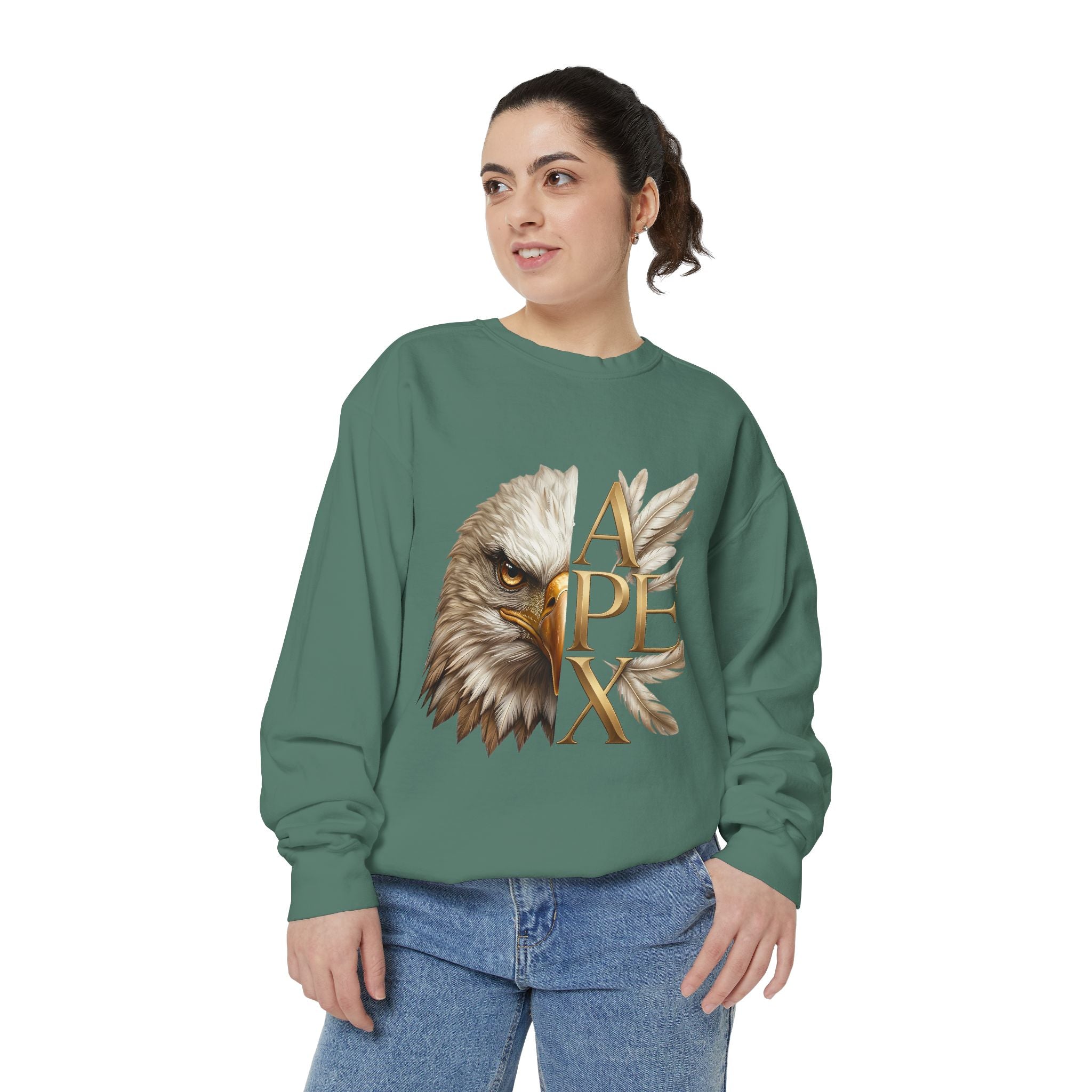 Eagle Apex Sweatshirt — Bold Patriotic Eagle Graphic Crewneck