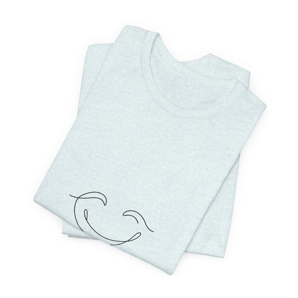 Choose Joy Smiley T-Shirt — Minimalist Positive Vibes Tee