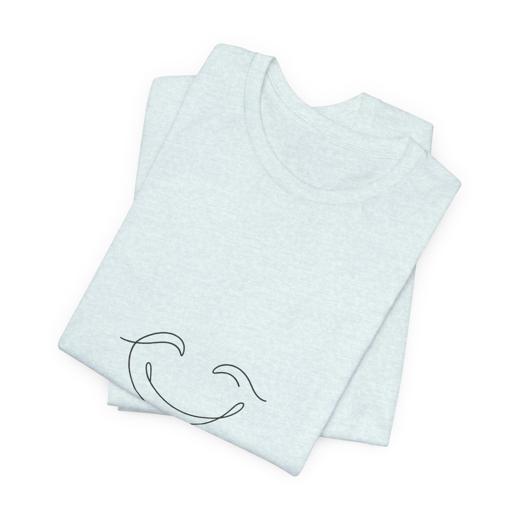 Choose Joy Smiley T-Shirt — Minimalist Positive Vibes Tee