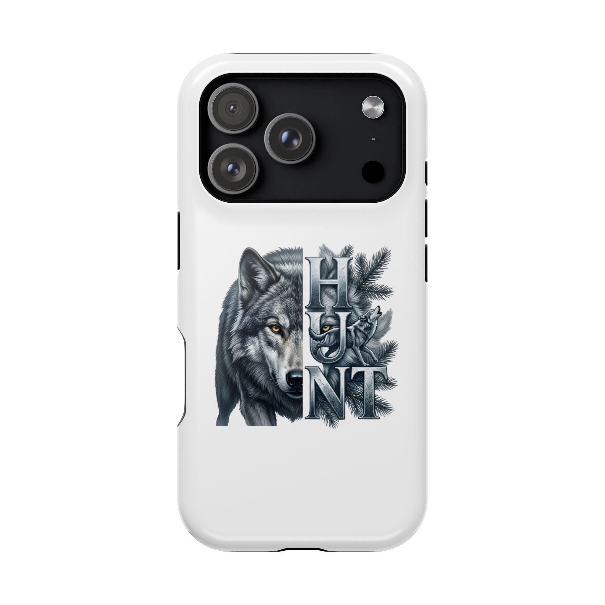 Wolf Crest Magnetic Impact-Resistant Phone Case