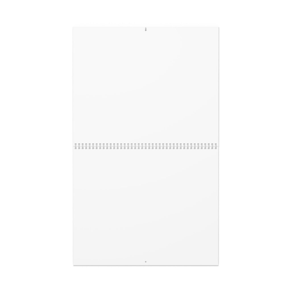 Inspirational Lion Wall Calendar — "Power Doesn't Prove Itself" Monthly Planner