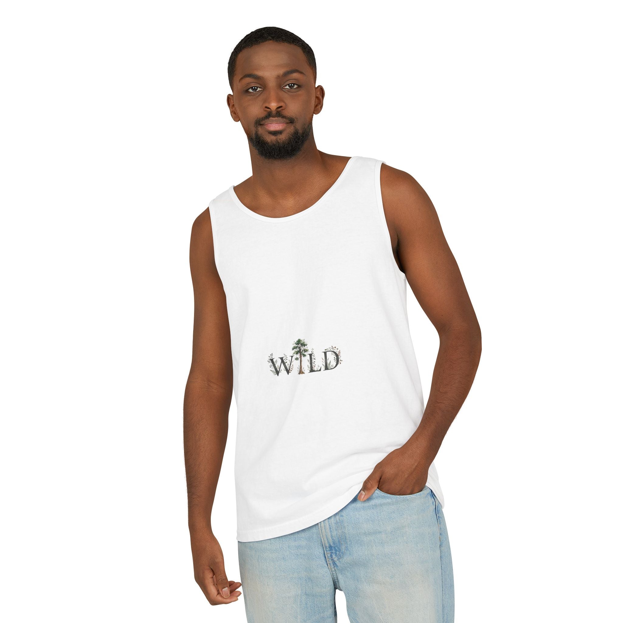 Wild Forest Tank Top — Nature Graphic Tank for Outdoor Lovers