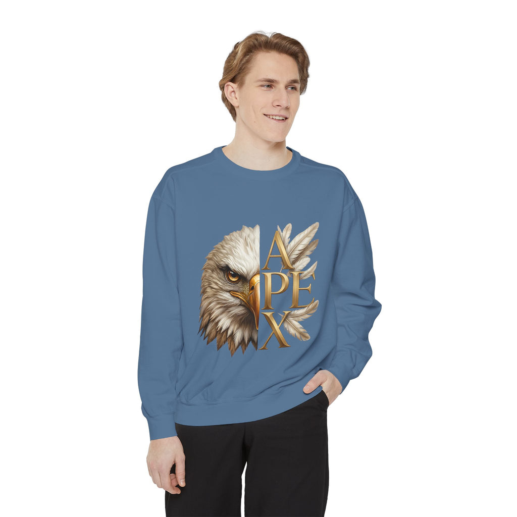 Eagle Apex Sweatshirt — Bold Patriotic Eagle Graphic Crewneck