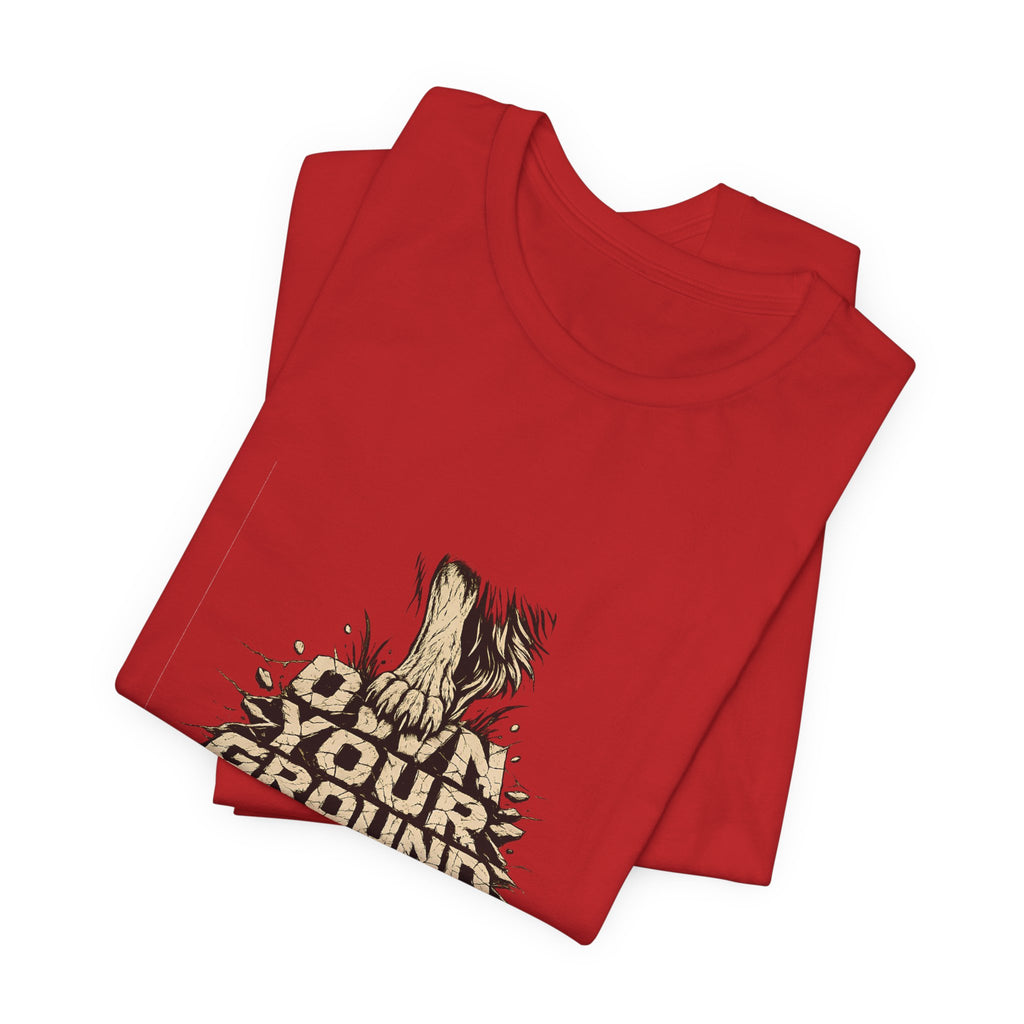 Own Your Ground T‑Shirt — Bold Eagle Graphic Tee