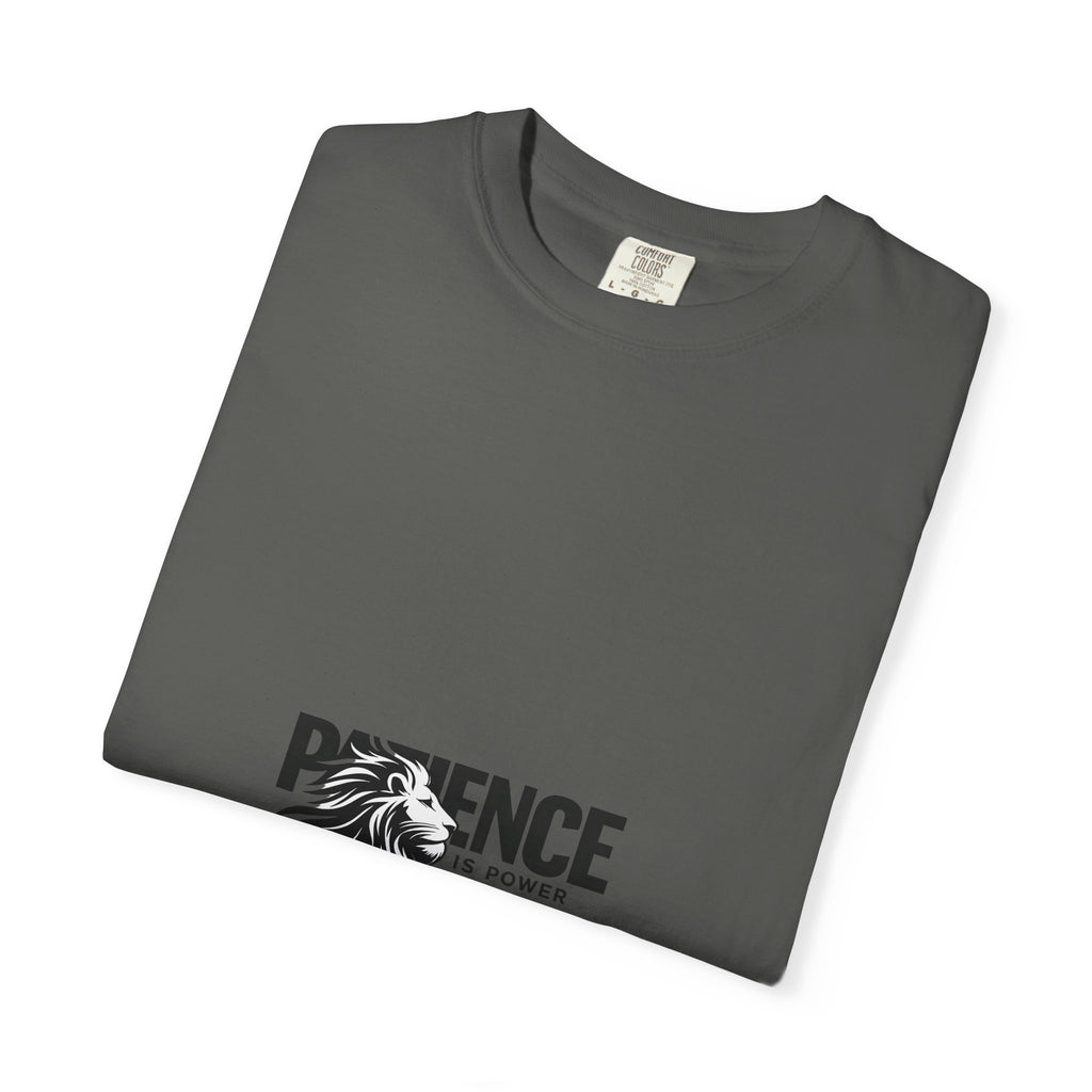 Patience Is Power Lion Graphic T-Shirt