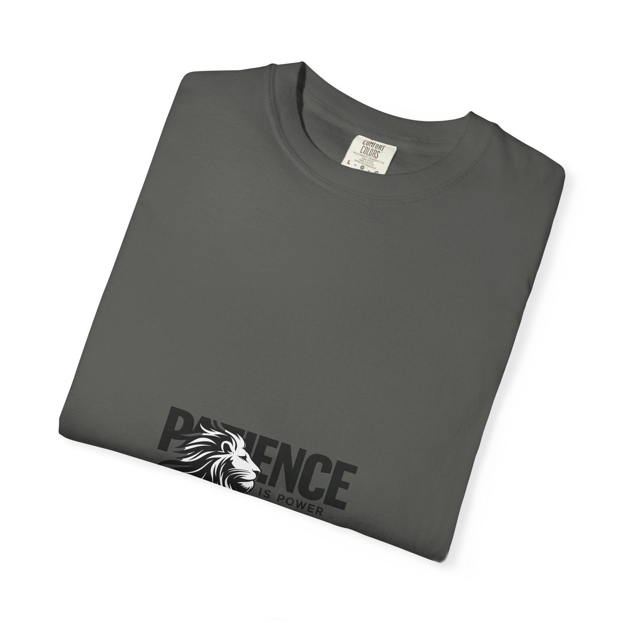 Patience Is Power Lion Graphic T-Shirt